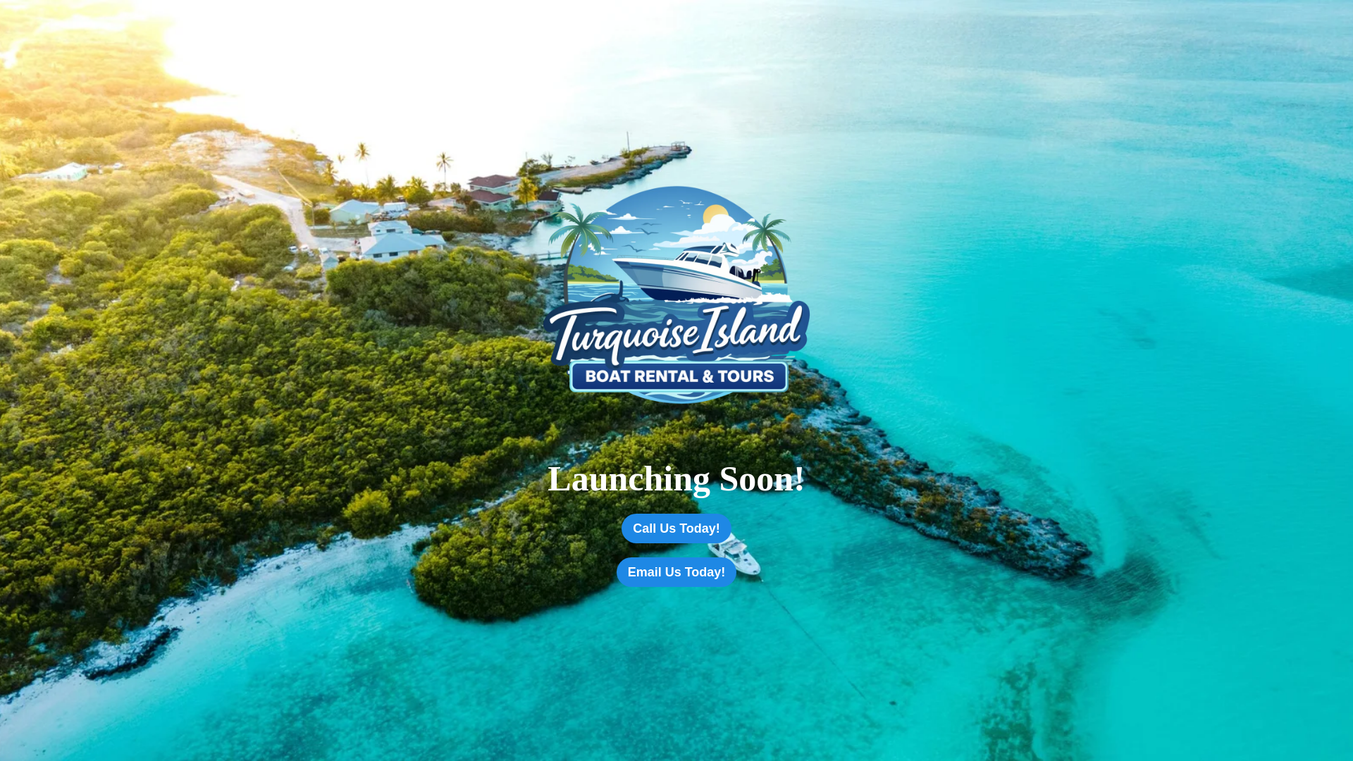 website screenshot of https://turquoiseislandtoursexuma.com/