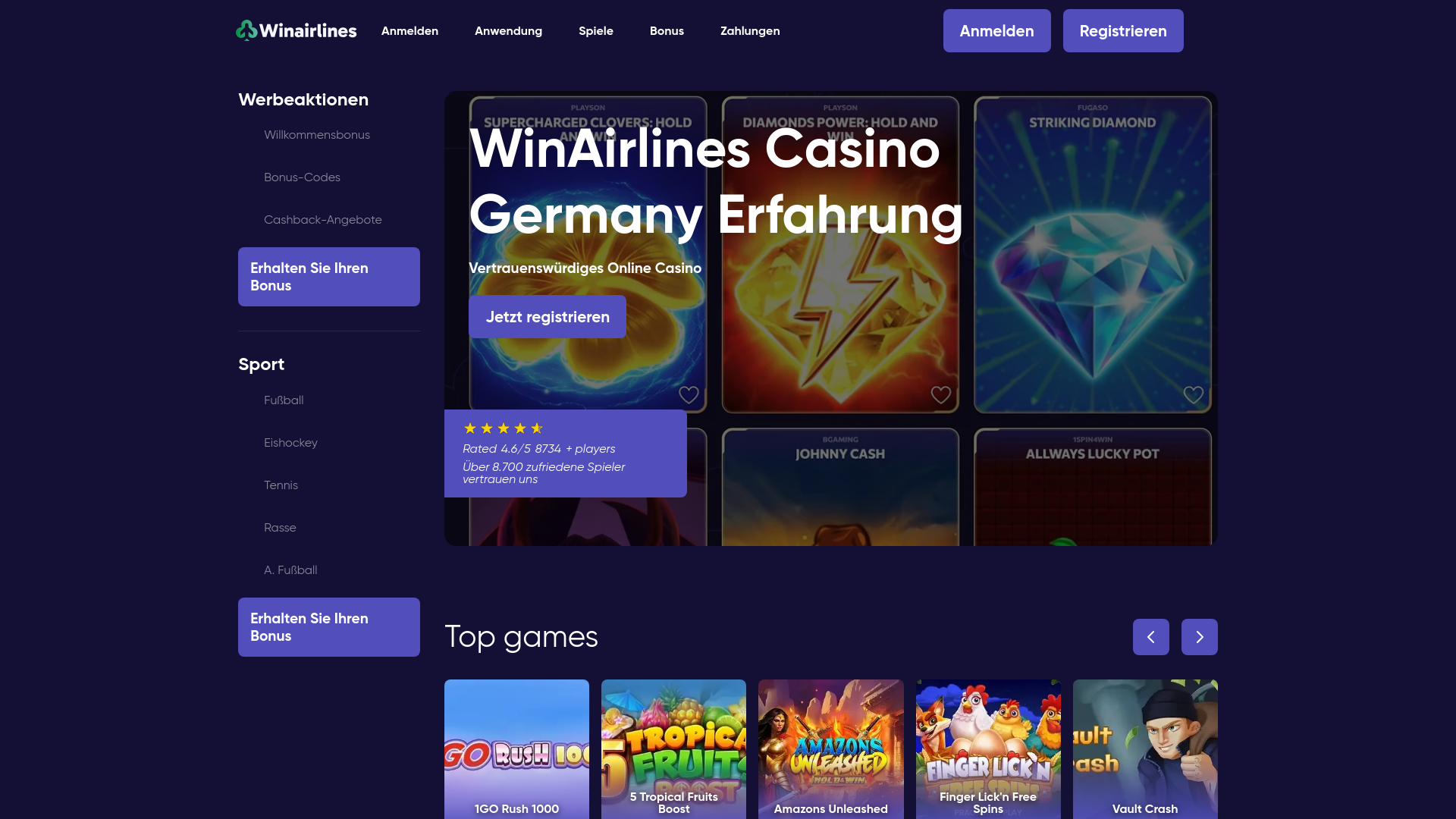 website screenshot of https://winairlines-1-com-de.pages.dev/