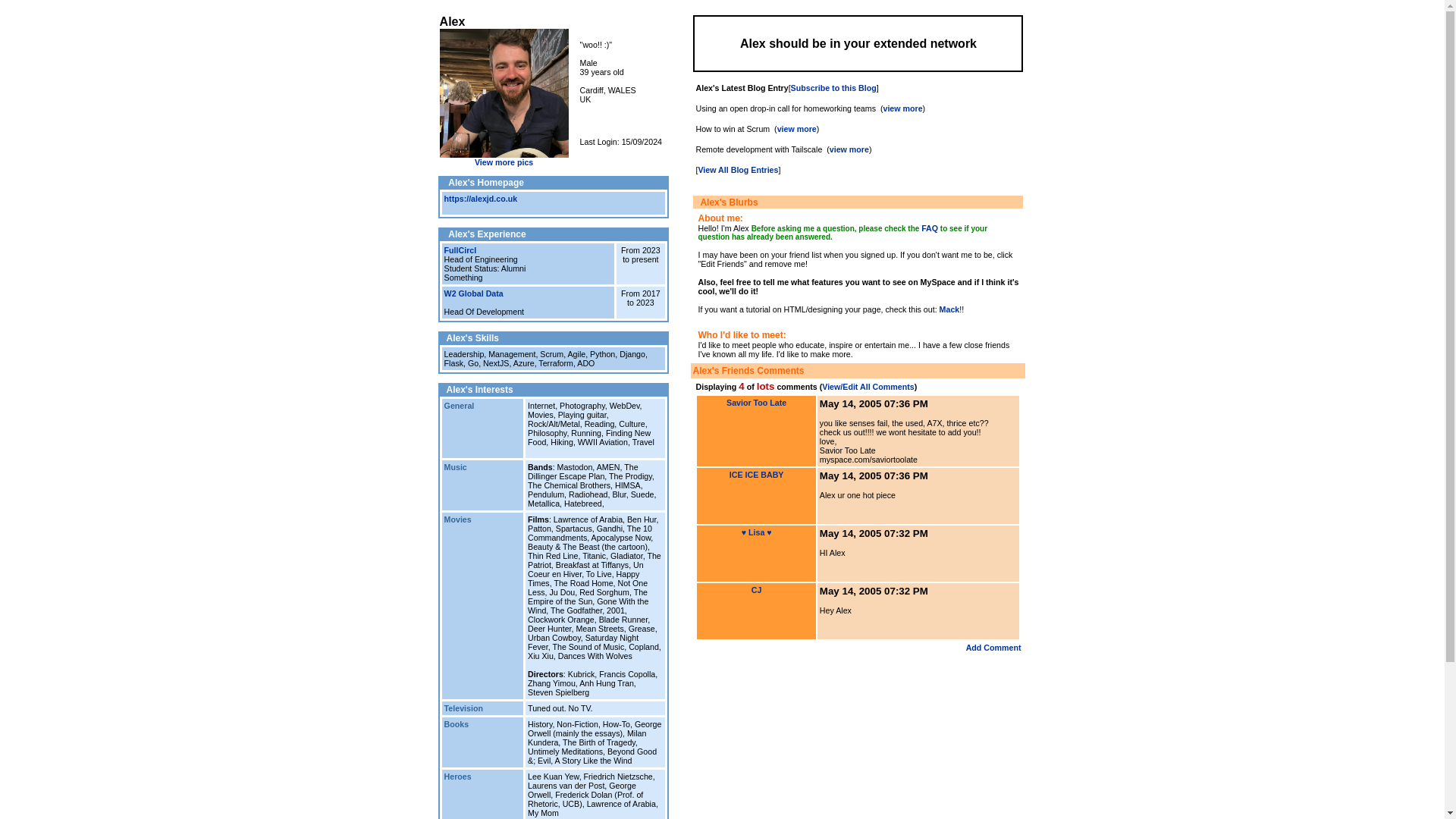 website screenshot of https://myspace-cv.pages.dev/
