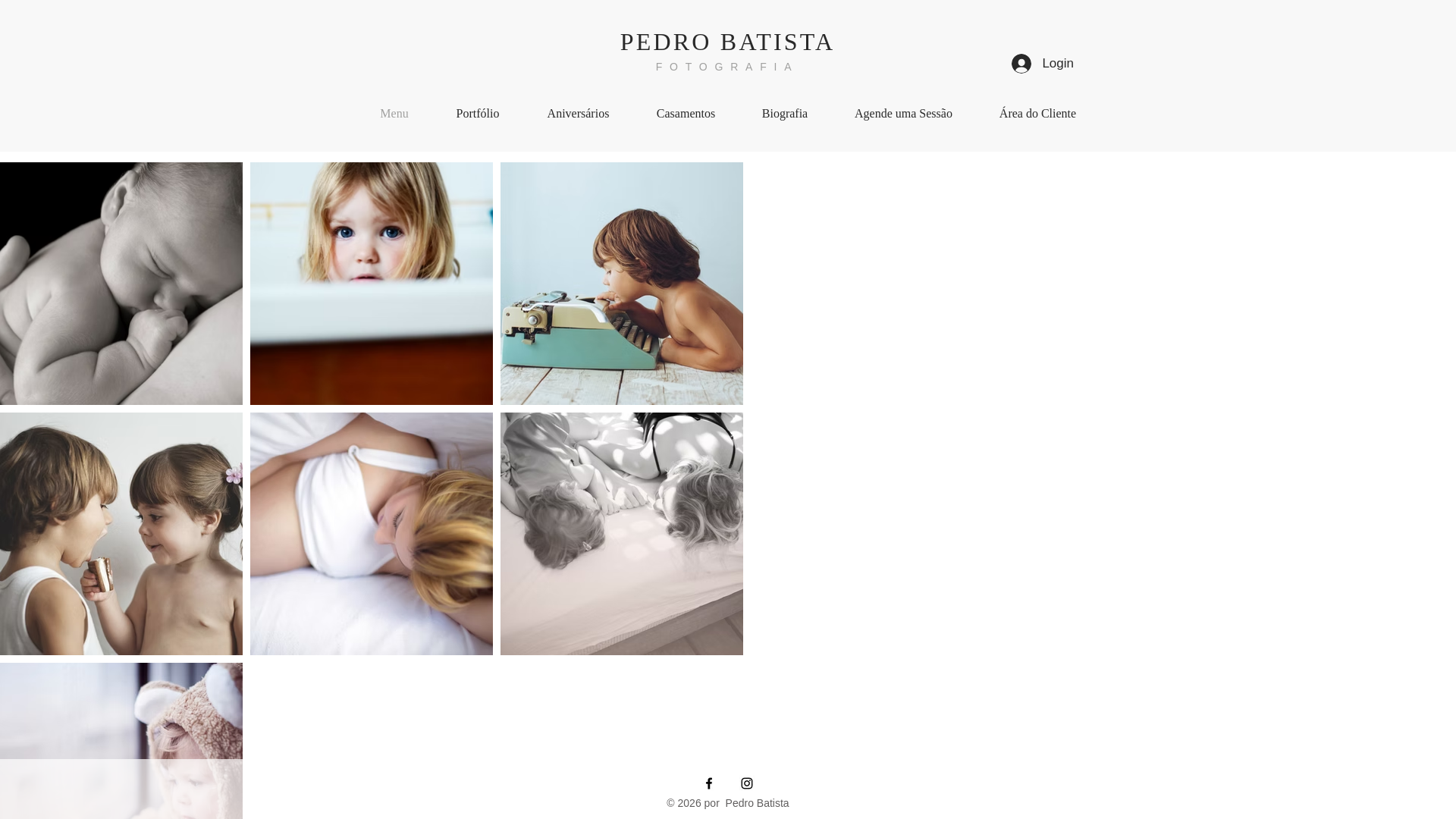 website screenshot of https://pedrobatistaphoto.com.br