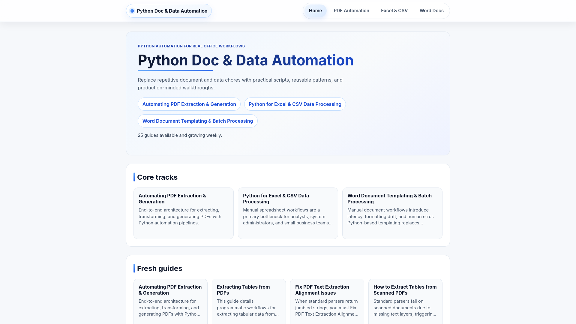 website screenshot of https://document-data-automation.com/