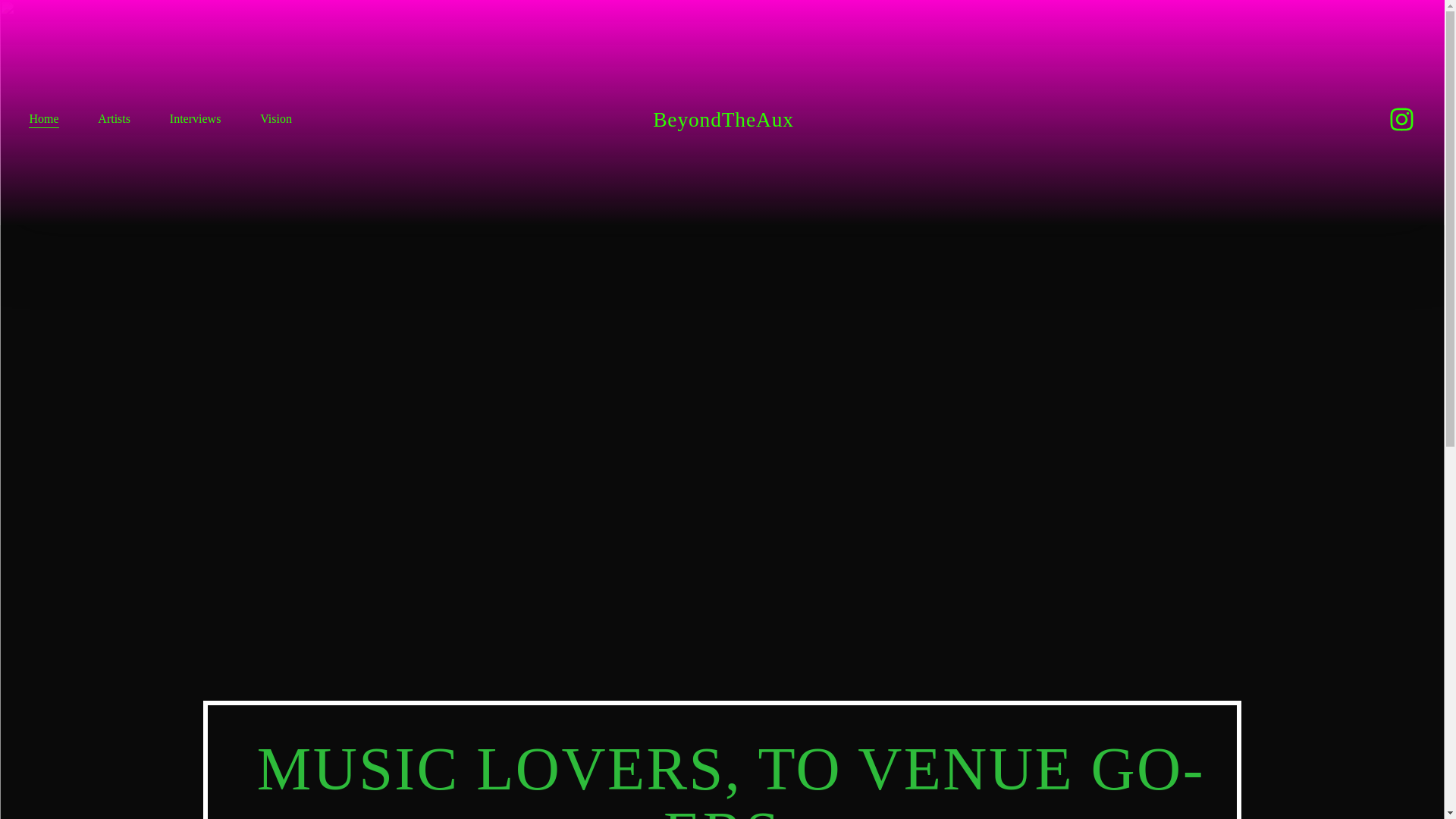 website screenshot of https://beyondtheaux.com/