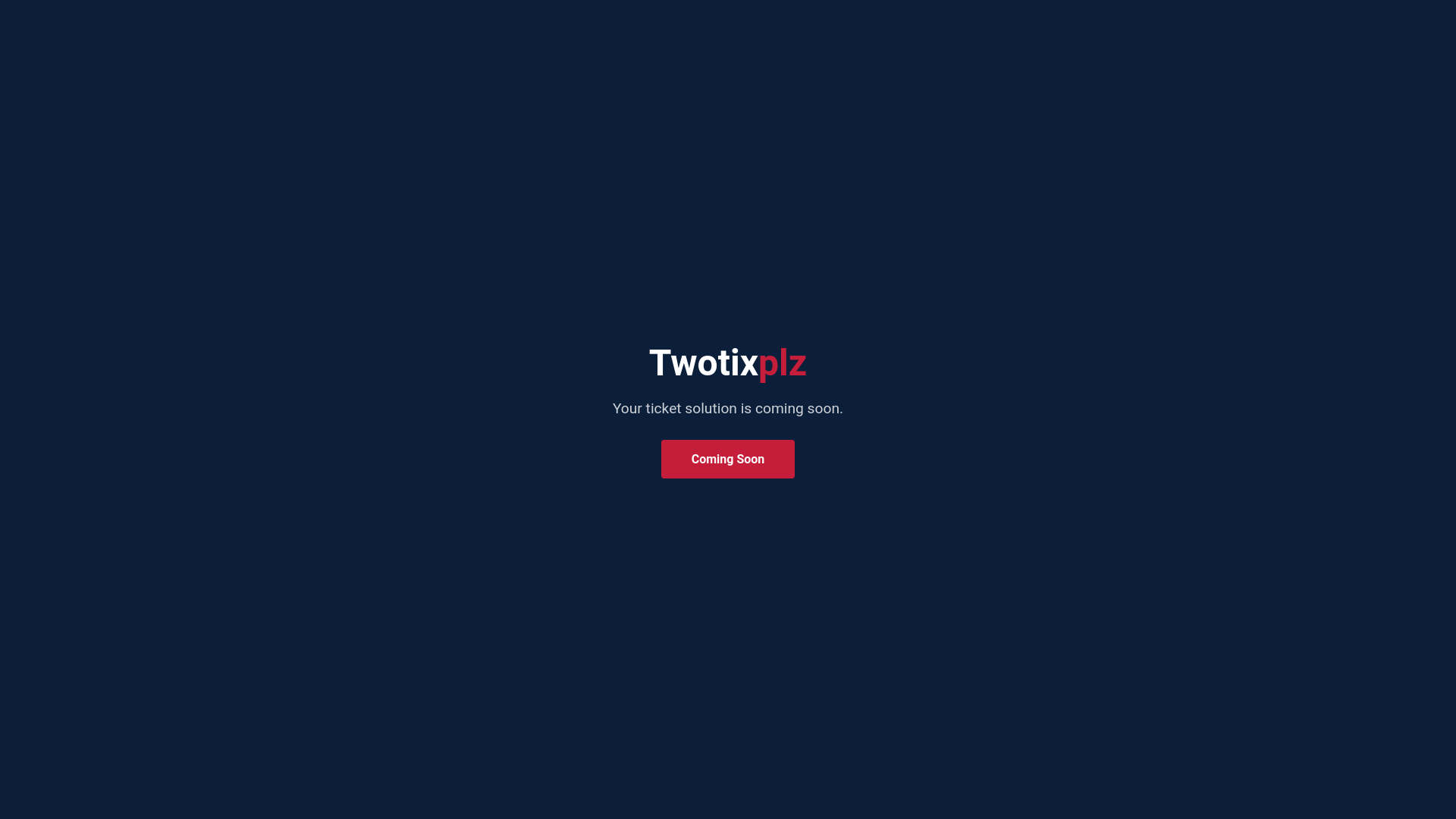 website screenshot of https://twotixplz.com/