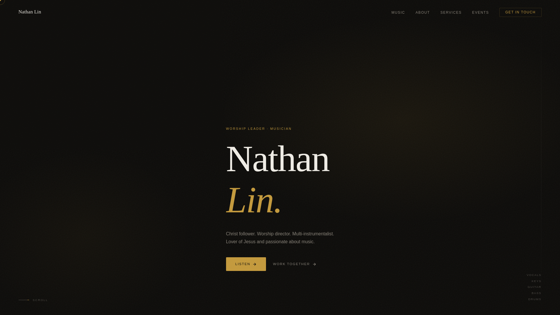 website screenshot of https://nathanjlin.com/