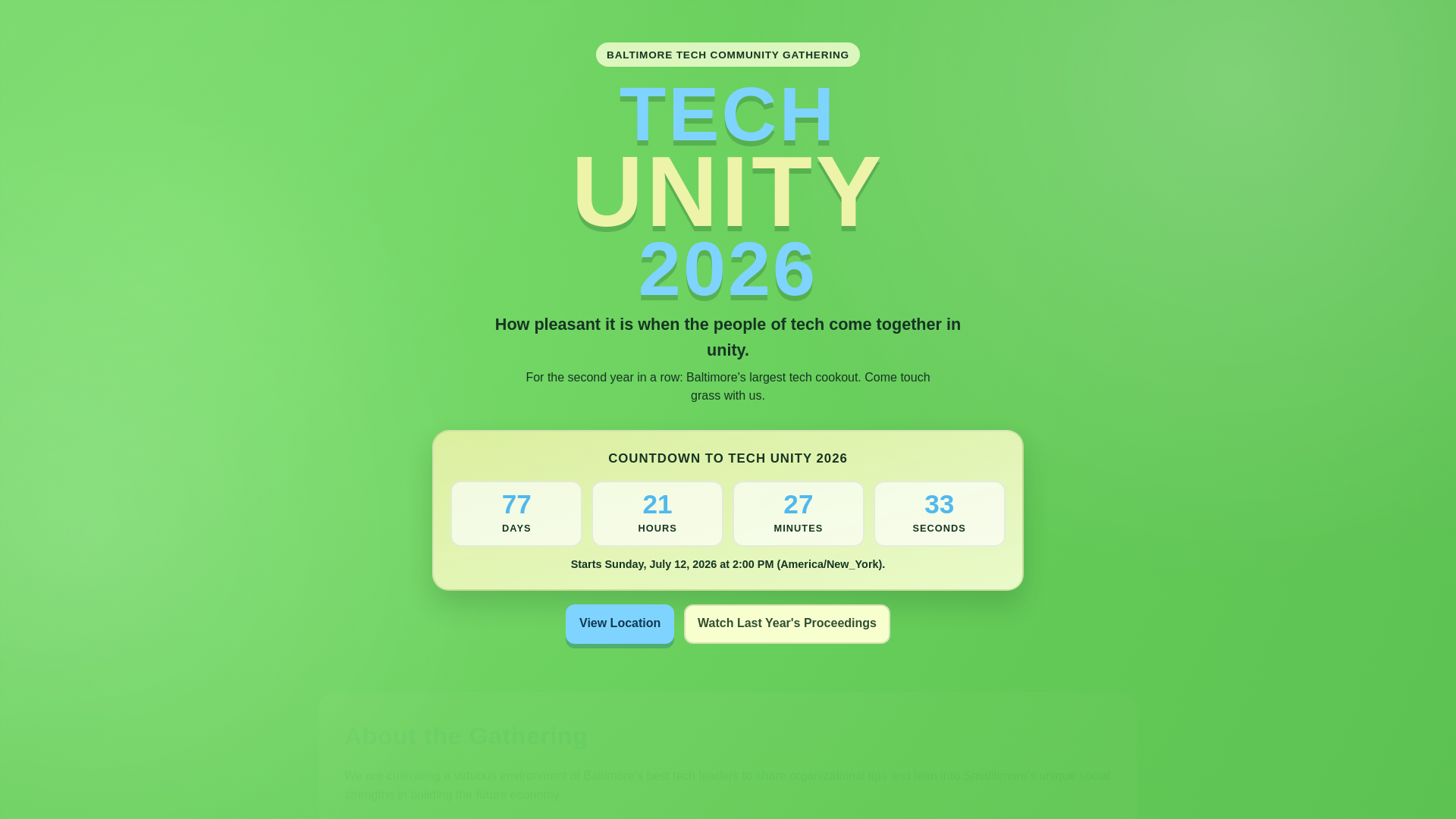website screenshot of https://techunity.pages.dev/