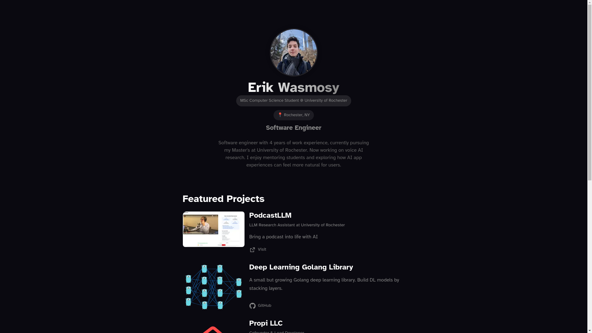 website screenshot of https://erwaen-github-io.pages.dev/
