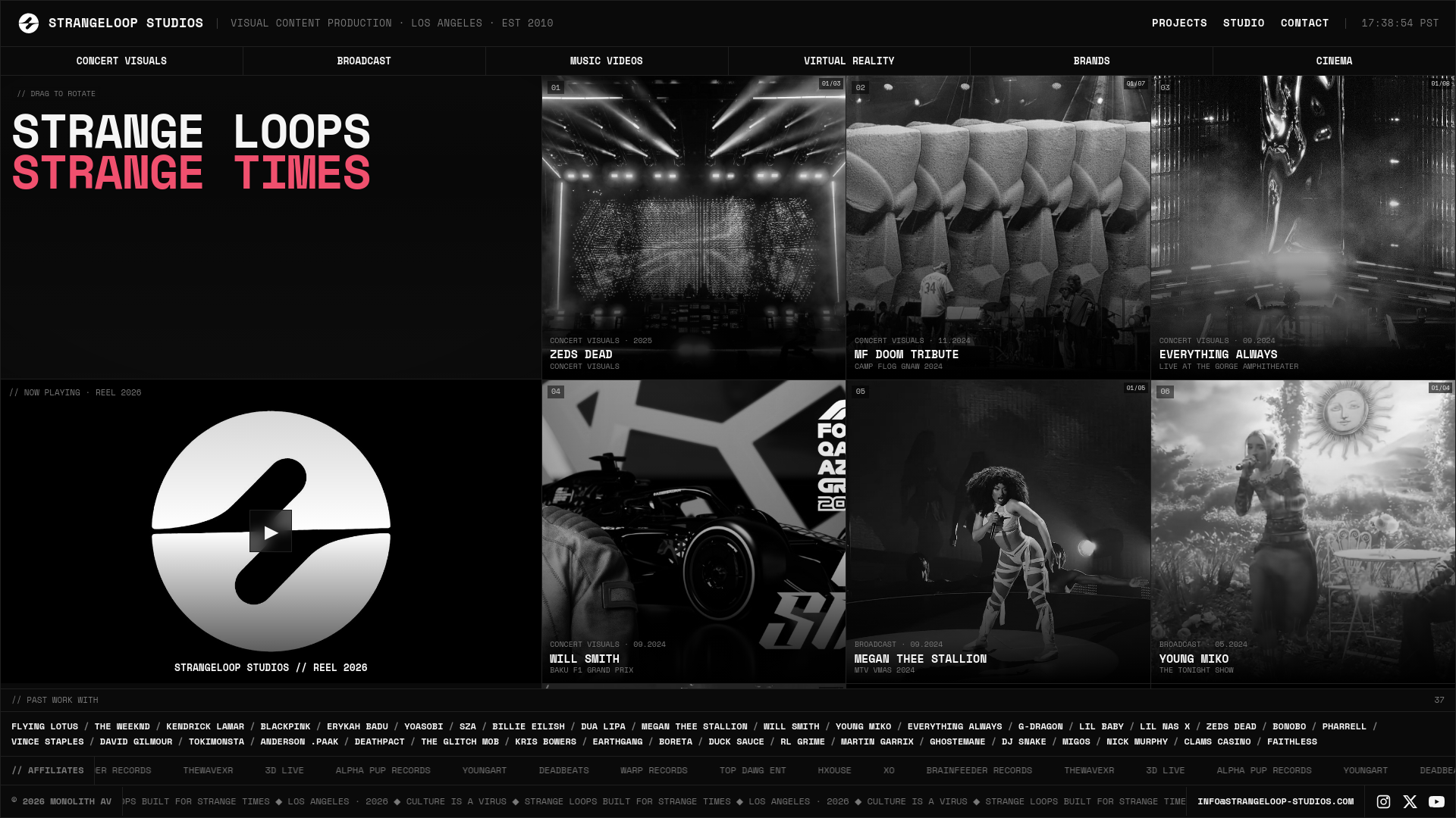 website screenshot of https://strangeloop-studios.pages.dev/