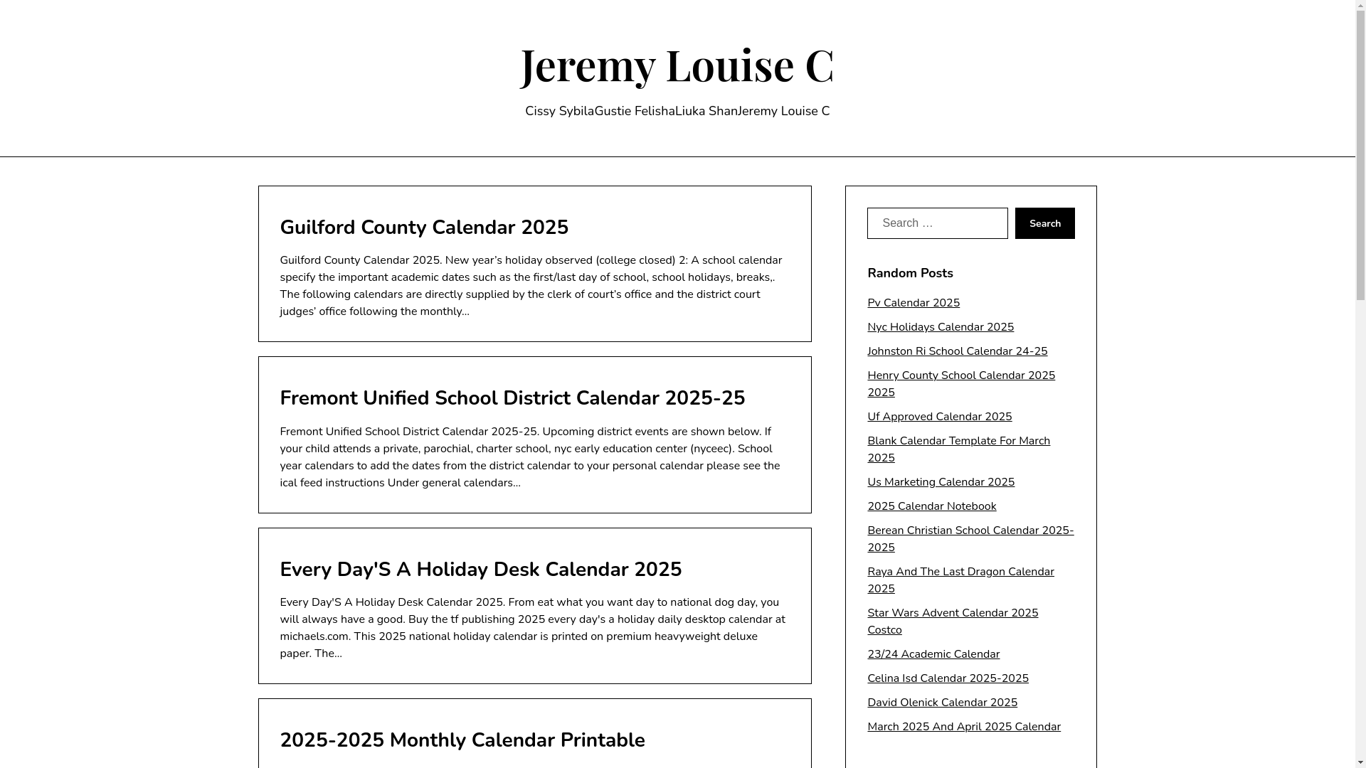 website screenshot of https://jeremylouisec.pages.dev/