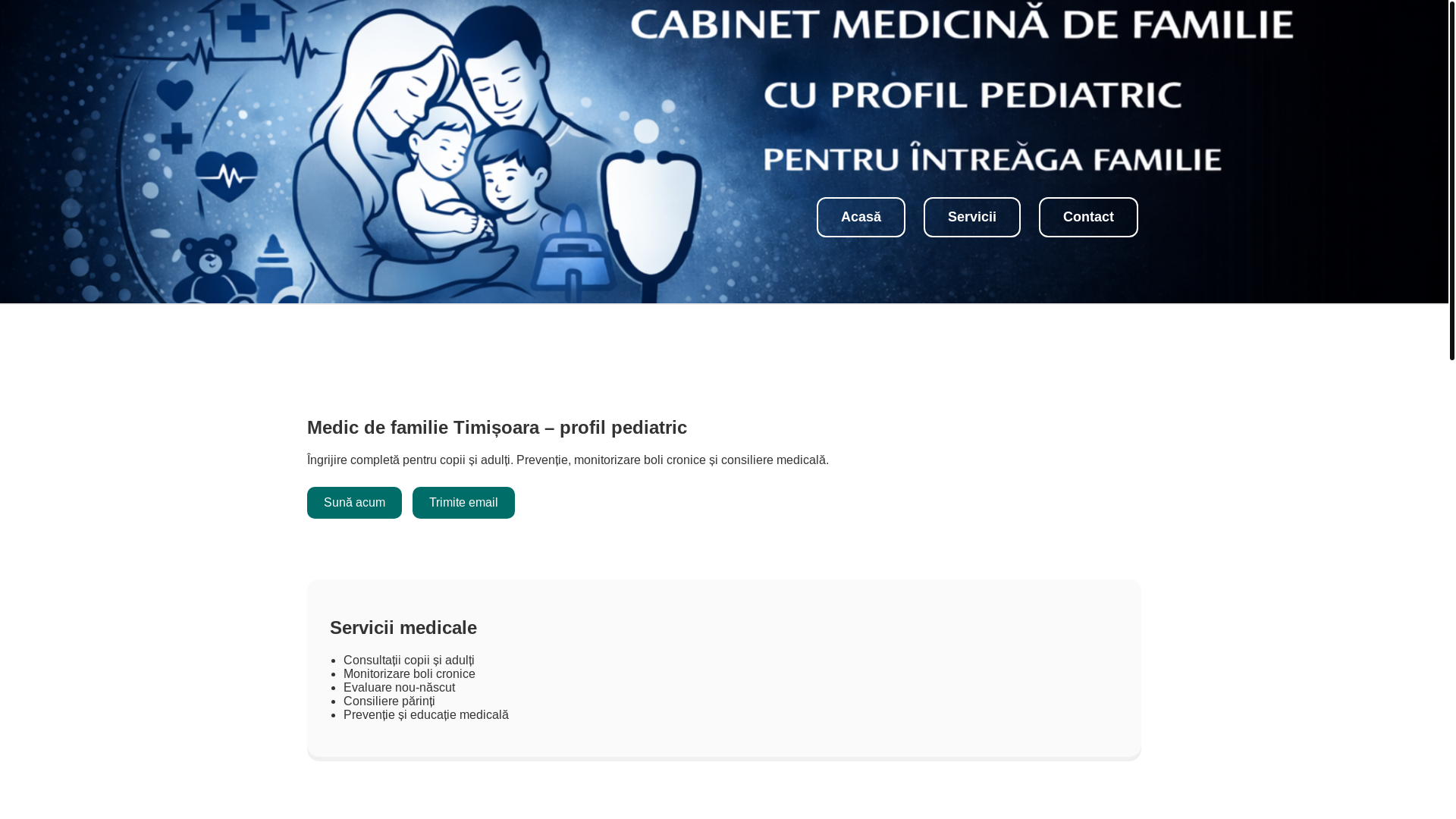 website screenshot of https://dr-tarle-muntean.ro/