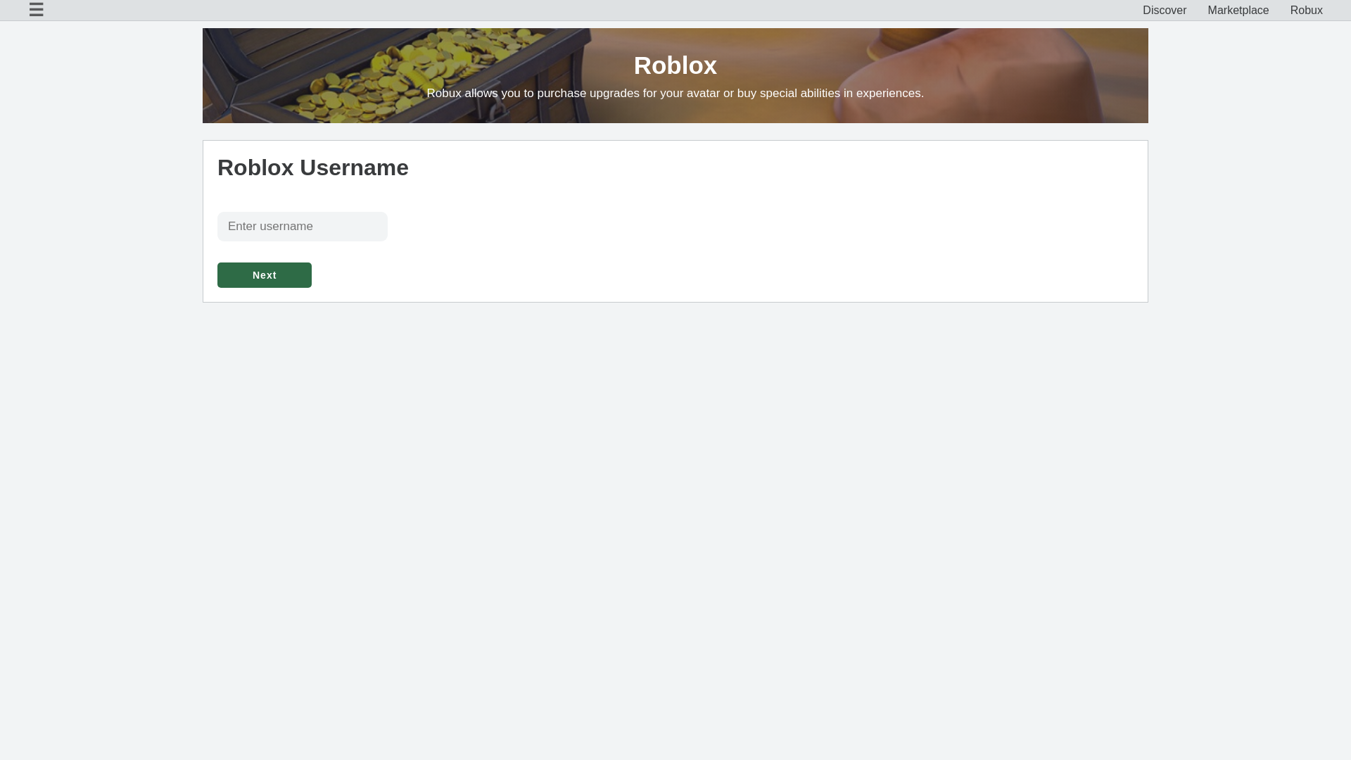 website screenshot of https://earn-robux.pages.dev/