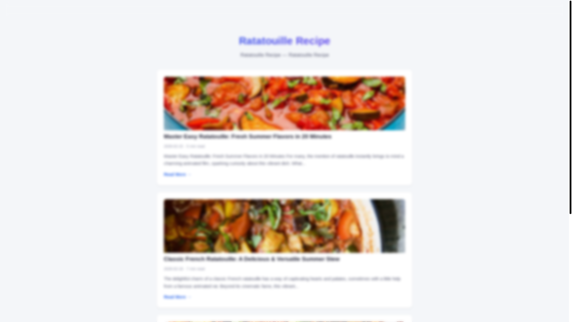 website screenshot of https://ratatouille-recipe.pages.dev/