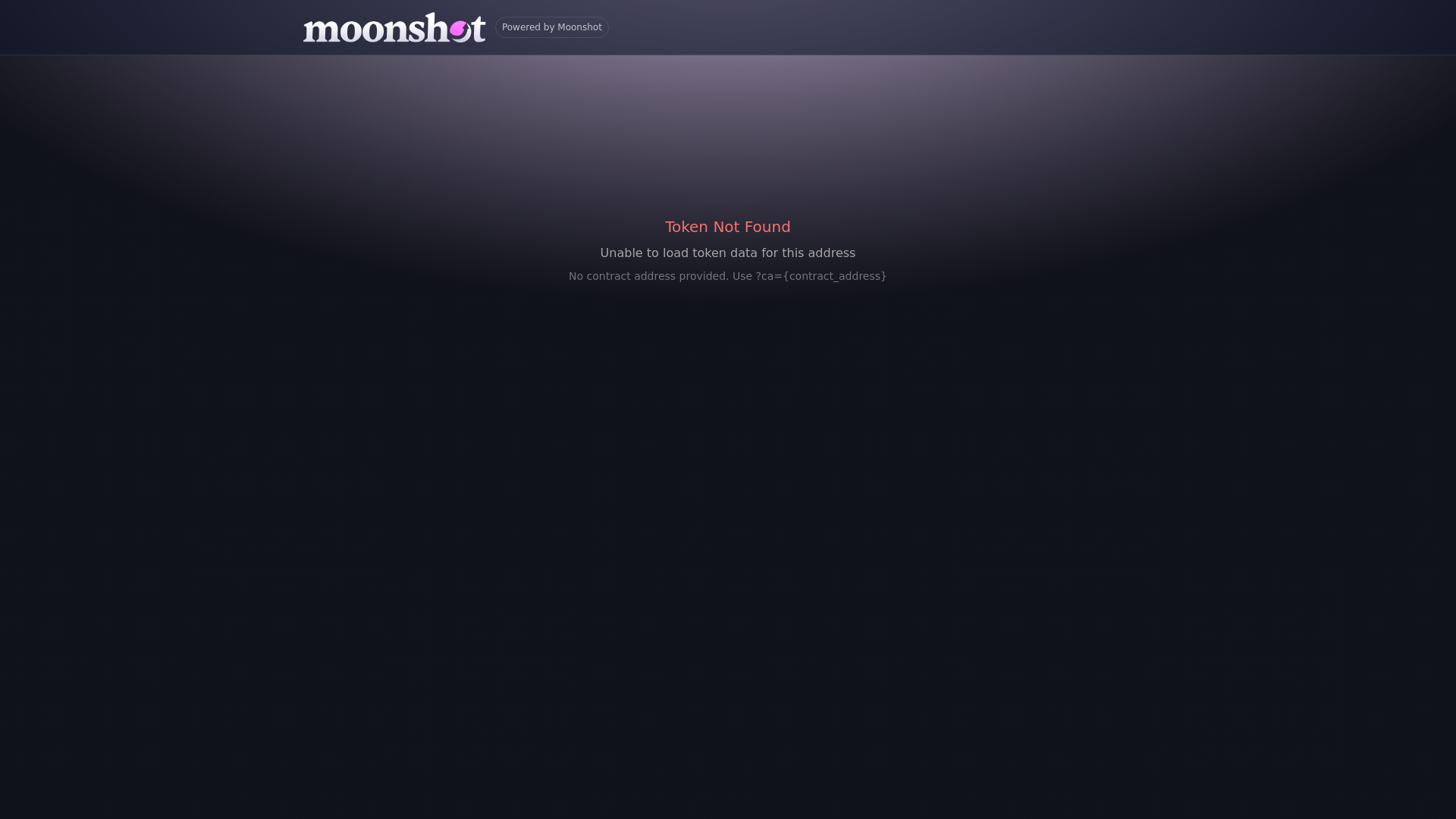 website screenshot of https://moonshot-trending.vote