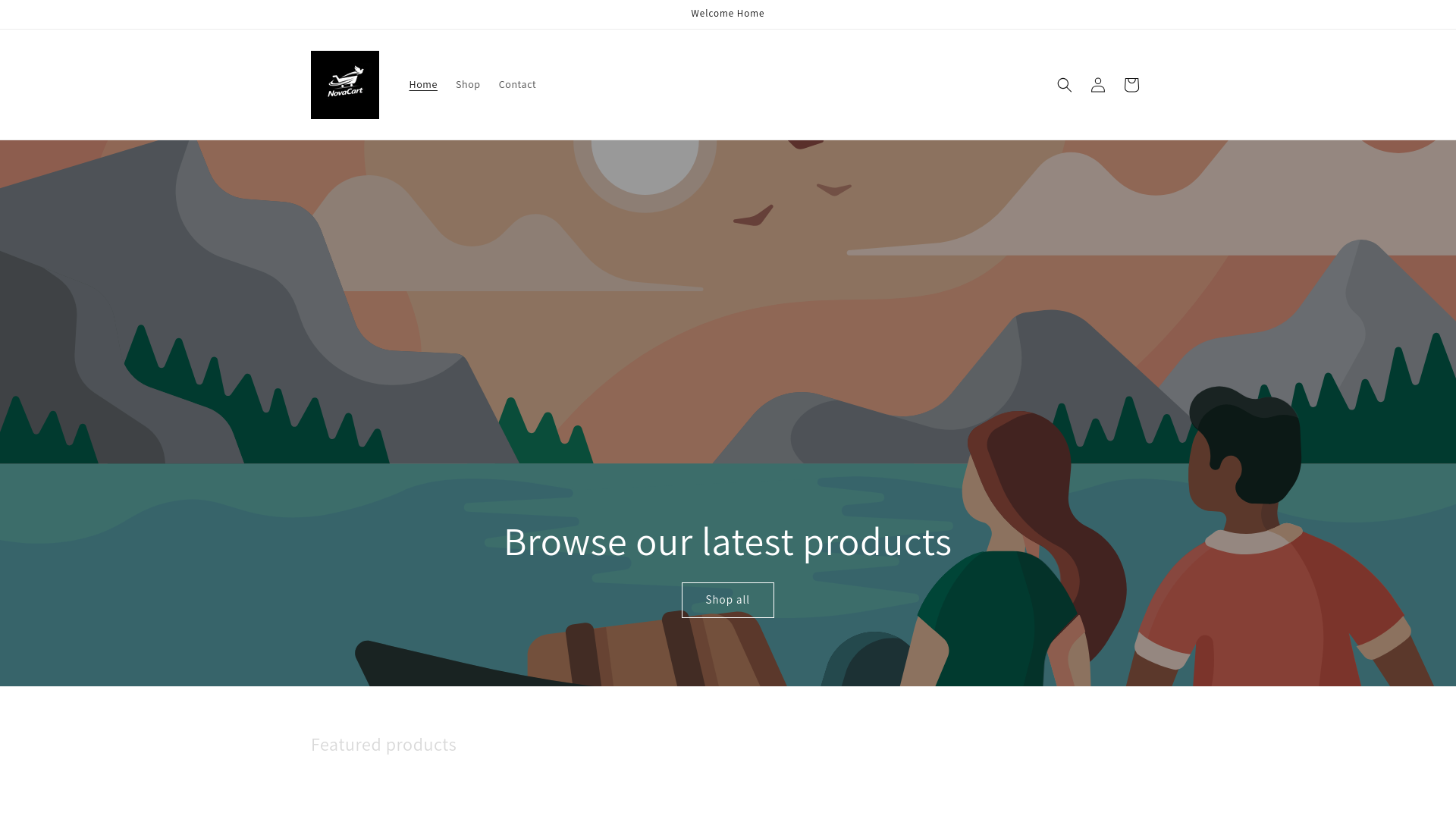 website screenshot of https://novacart.com.au/