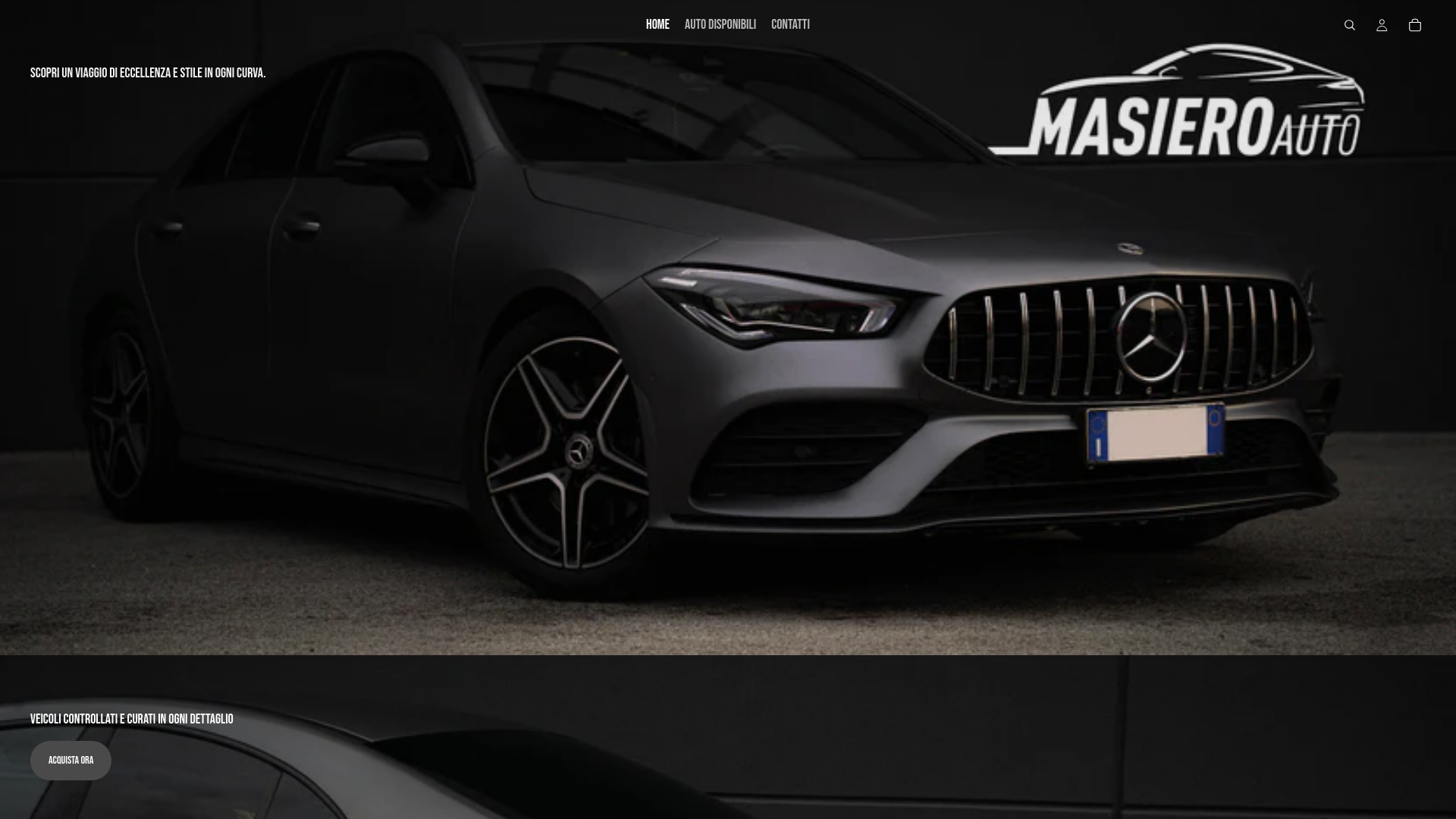 website screenshot of https://masieroauto.it/