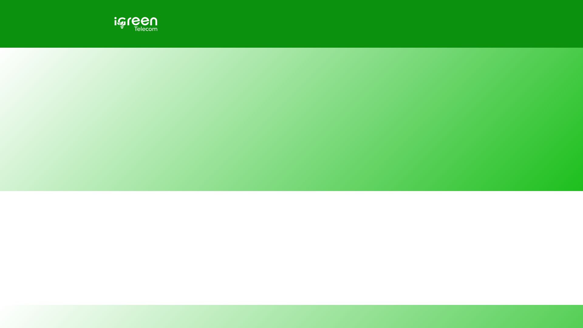 website screenshot of https://telecomigreen.com.br/