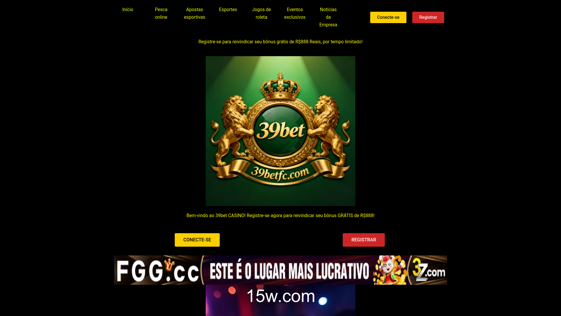 website screenshot of https://39betfc.com