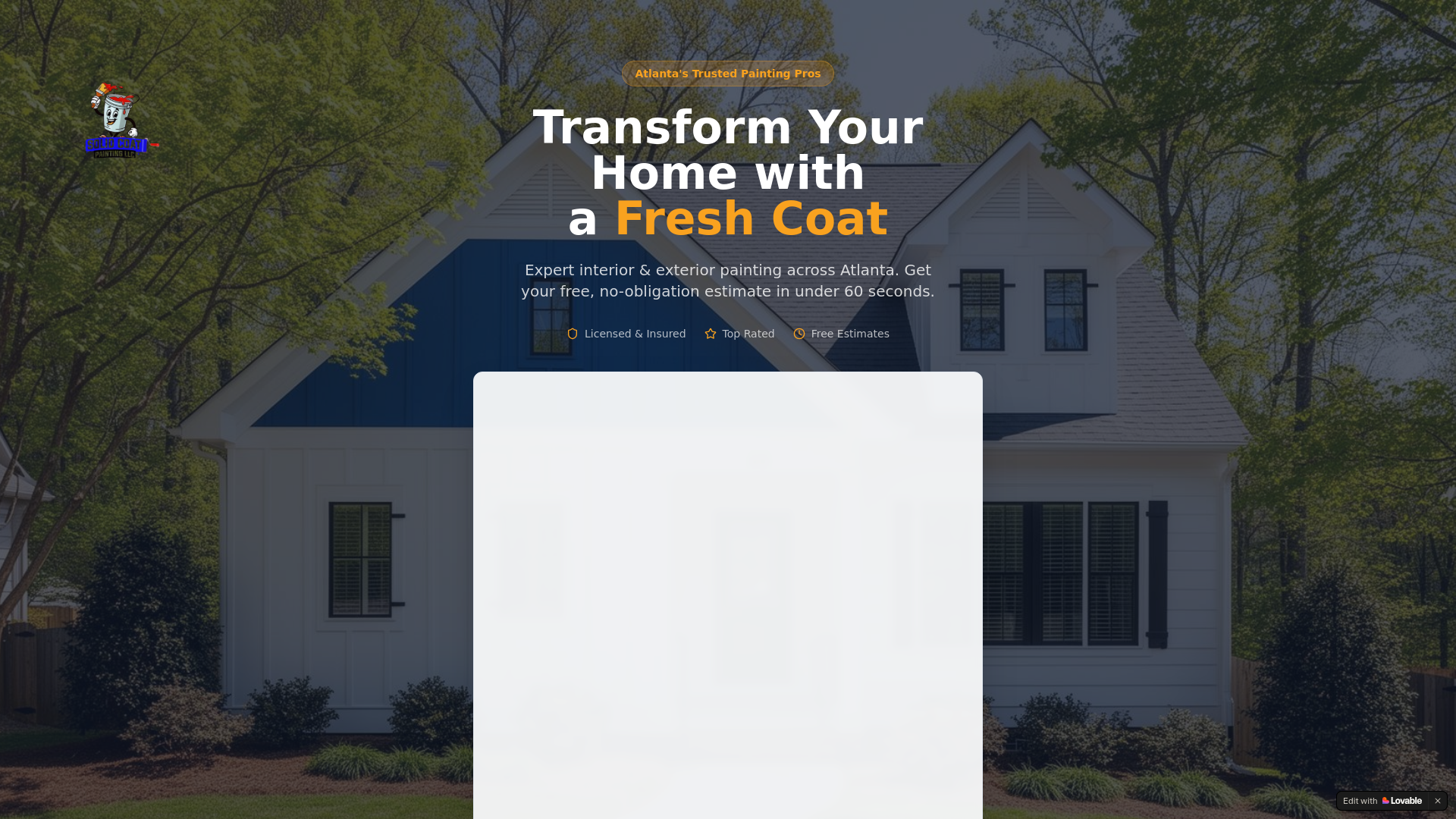 website screenshot of https://solidcoatpaintingform.com/