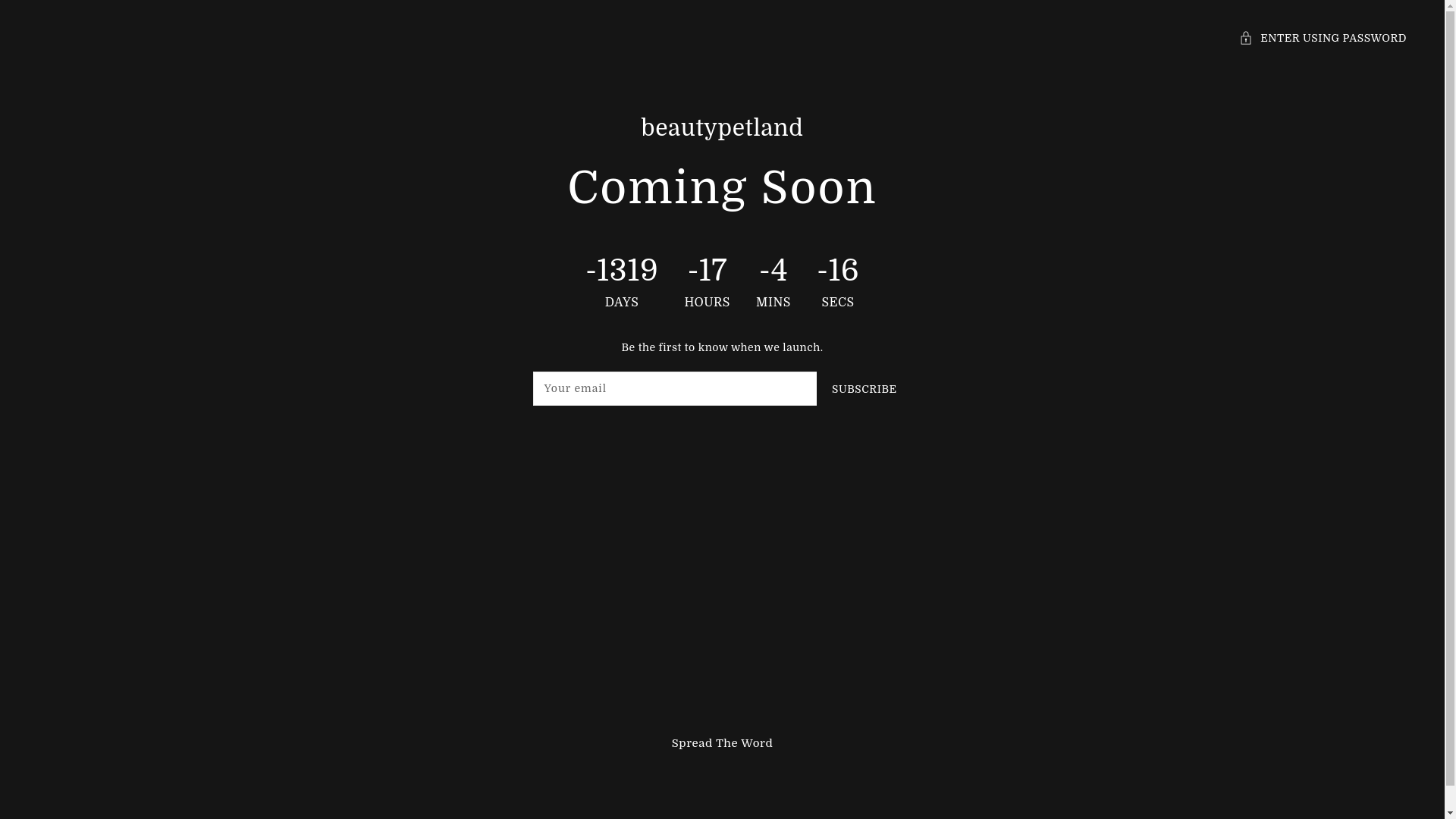 website screenshot of https://beautypetland.com/