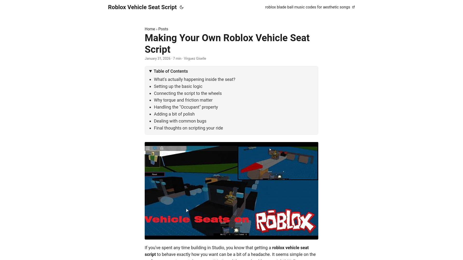 website screenshot of https://roblox-vehicle-seat-script.pages.dev/
