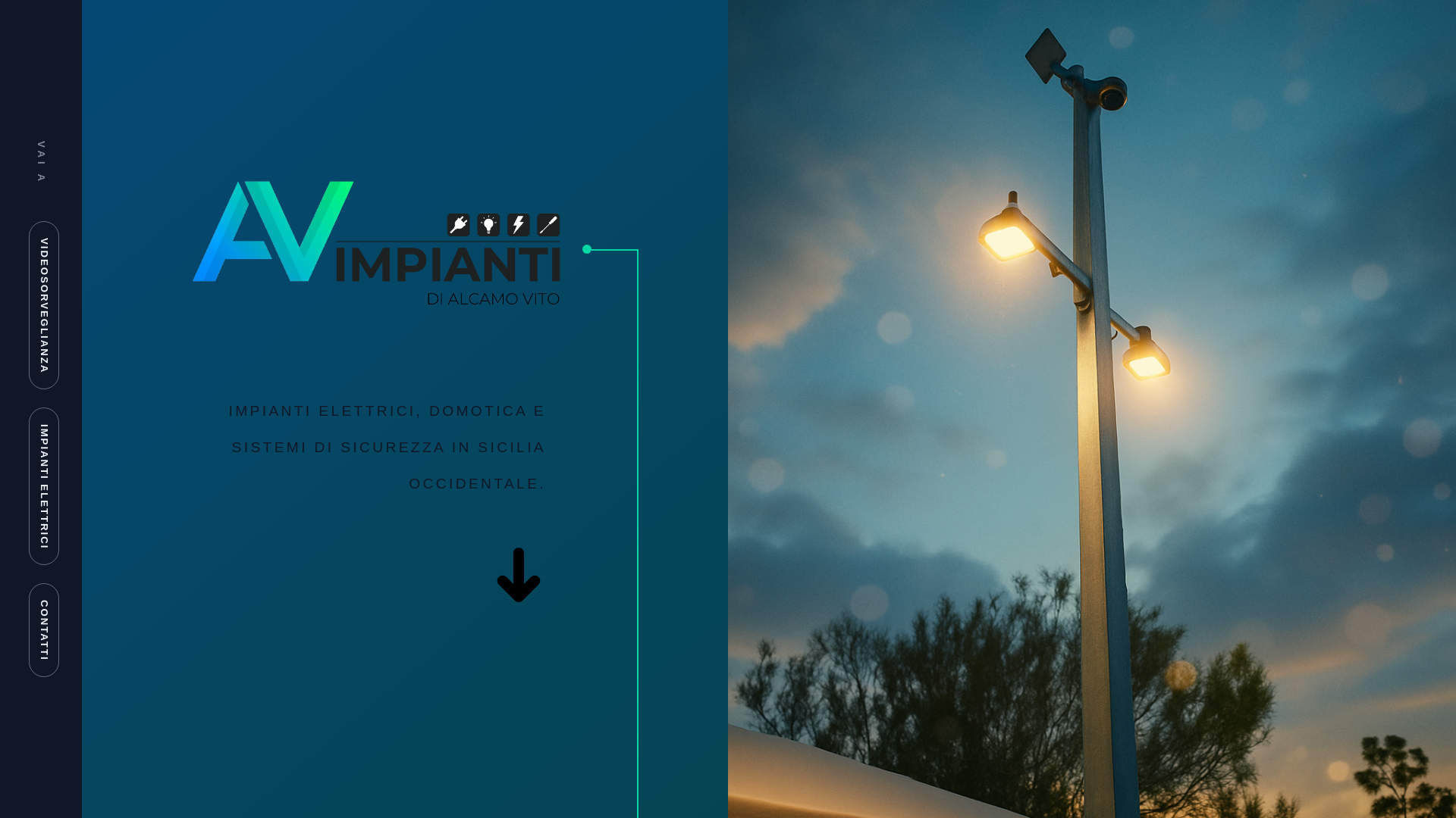 website screenshot of https://avimpiantitp.it/