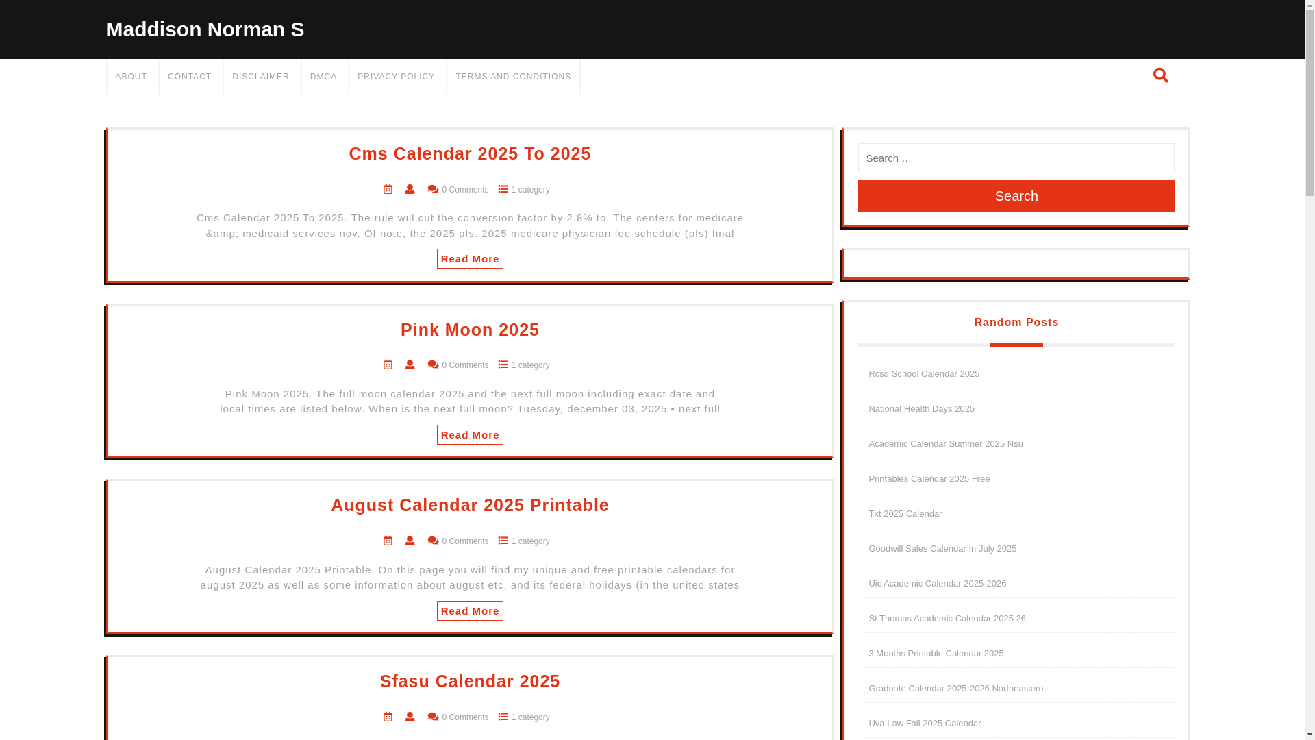 website screenshot of https://maddisonnormans.pages.dev/