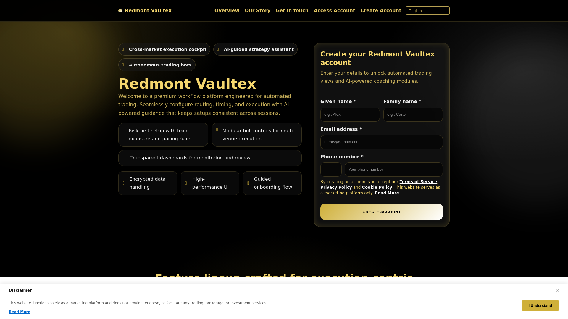 website screenshot of https://redmontvaultex-pro.pages.dev/