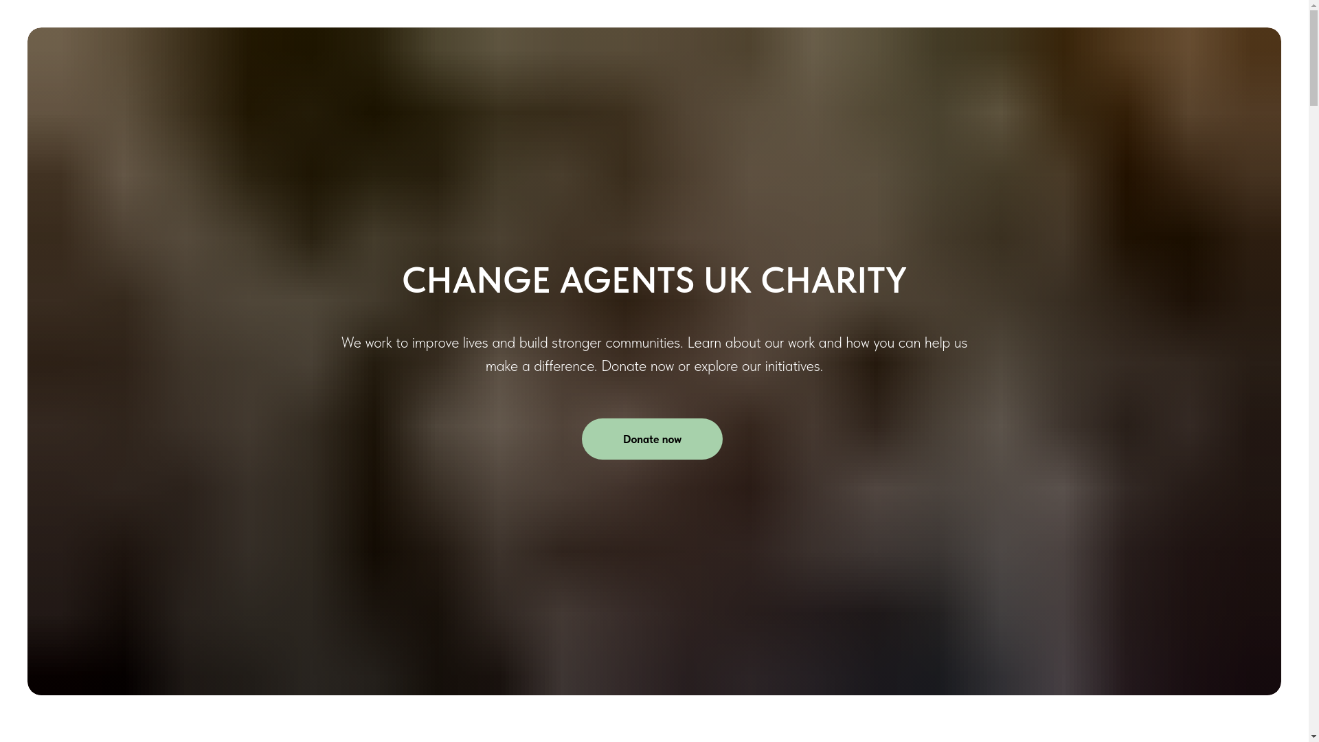 website screenshot of https://changeagentsukcharity.com/