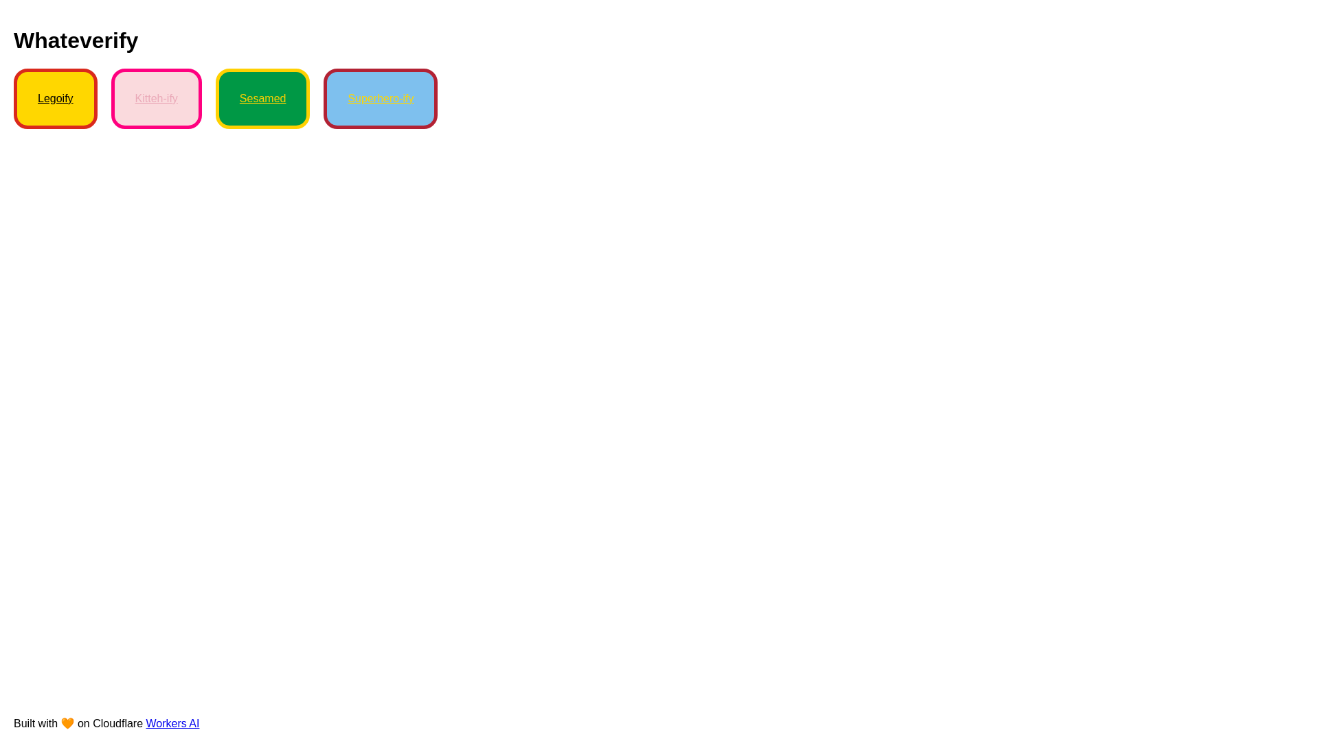 website screenshot of https://whateverify-4l1.pages.dev/