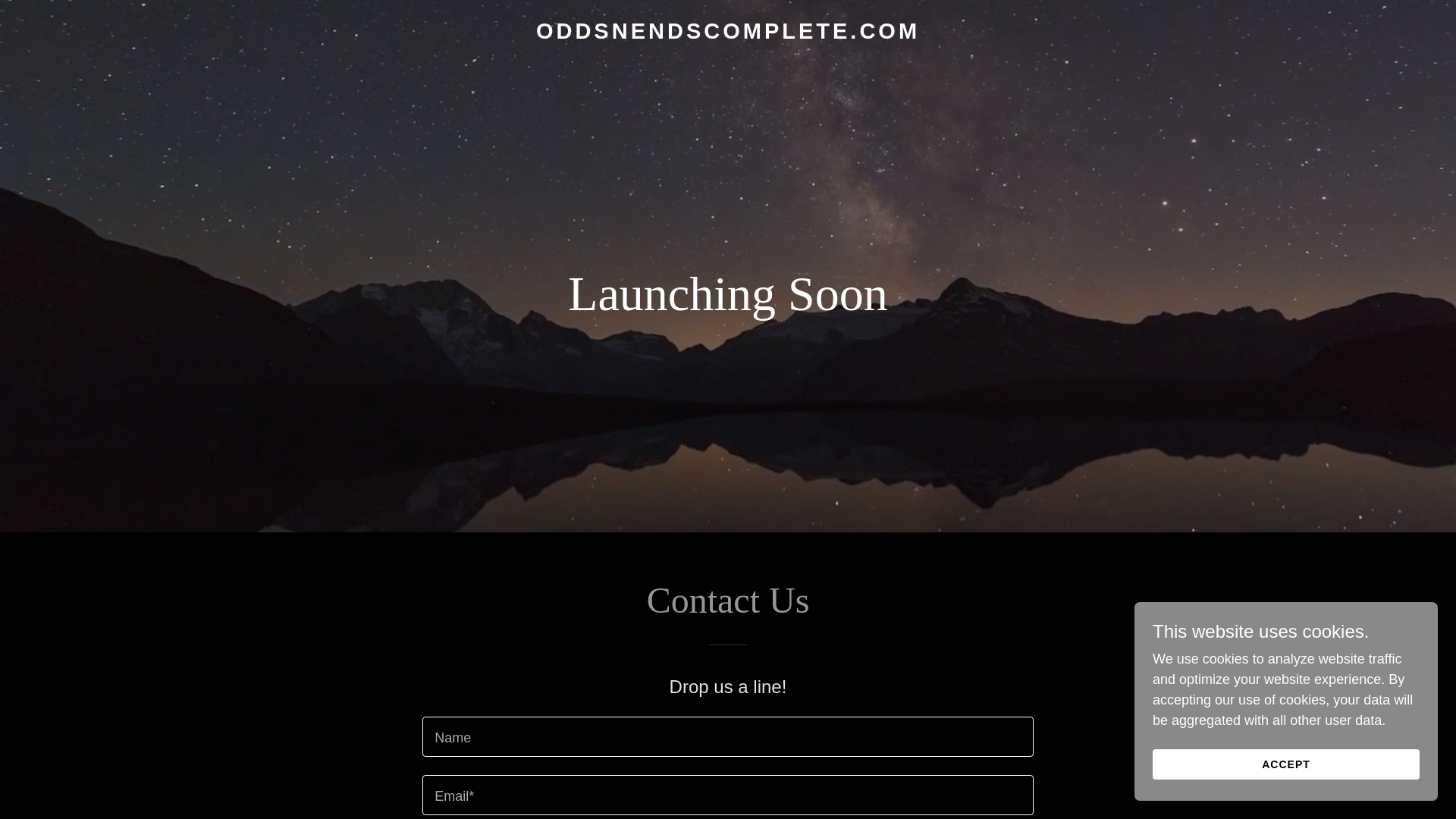 website screenshot of https://oddsnendscomplete.com
