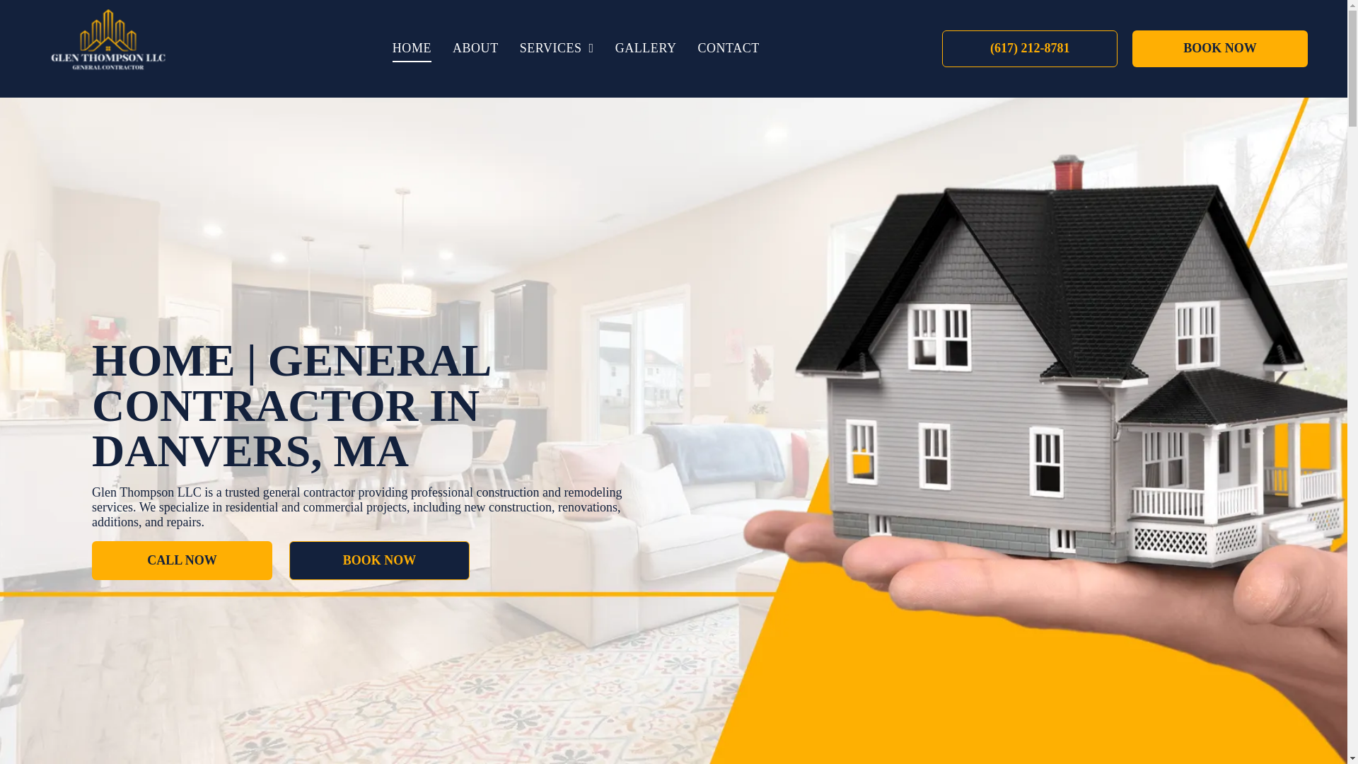 website screenshot of https://glenthompsonllc.com/