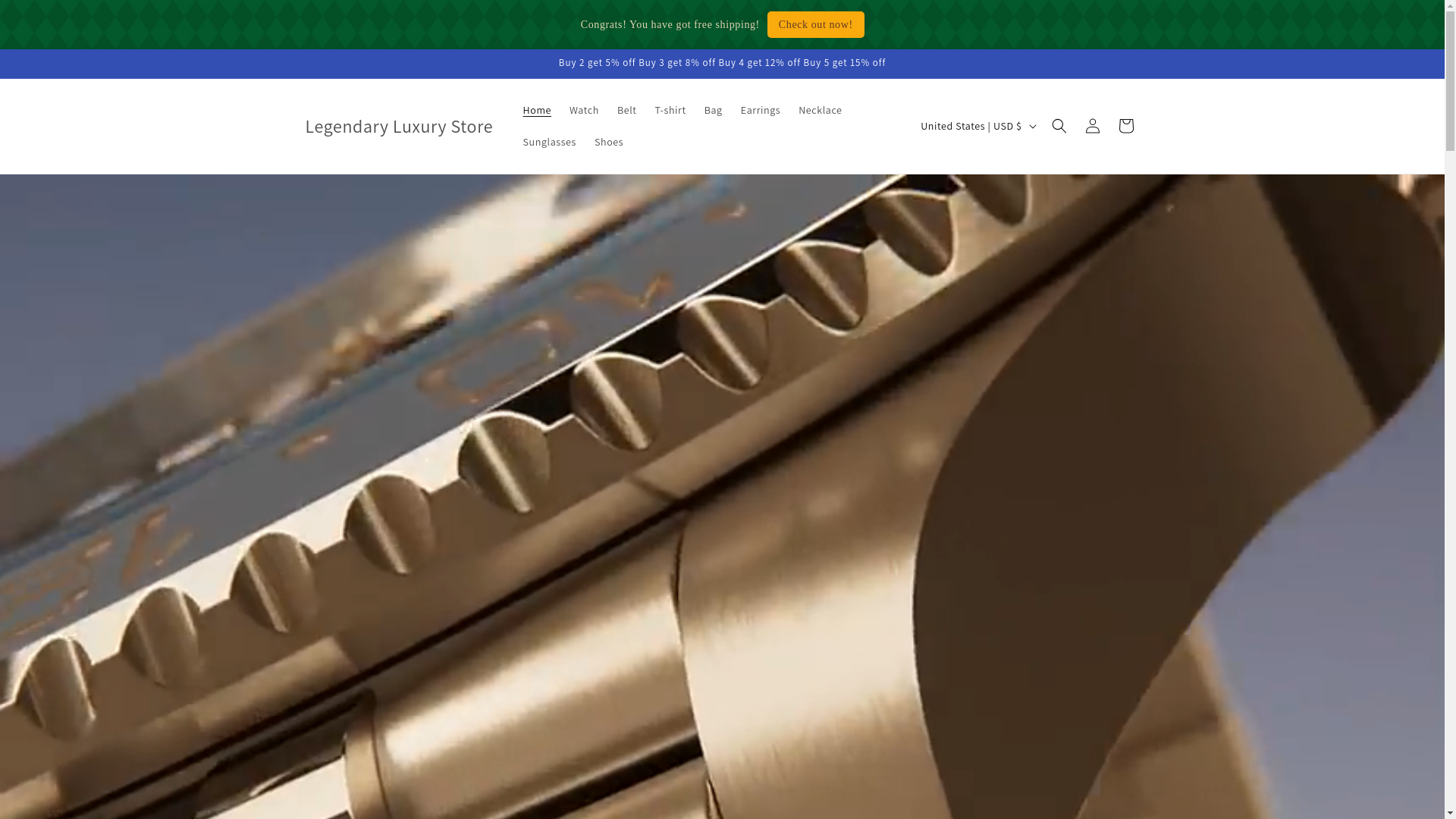 website screenshot of https://legendaryluxurystore.com/