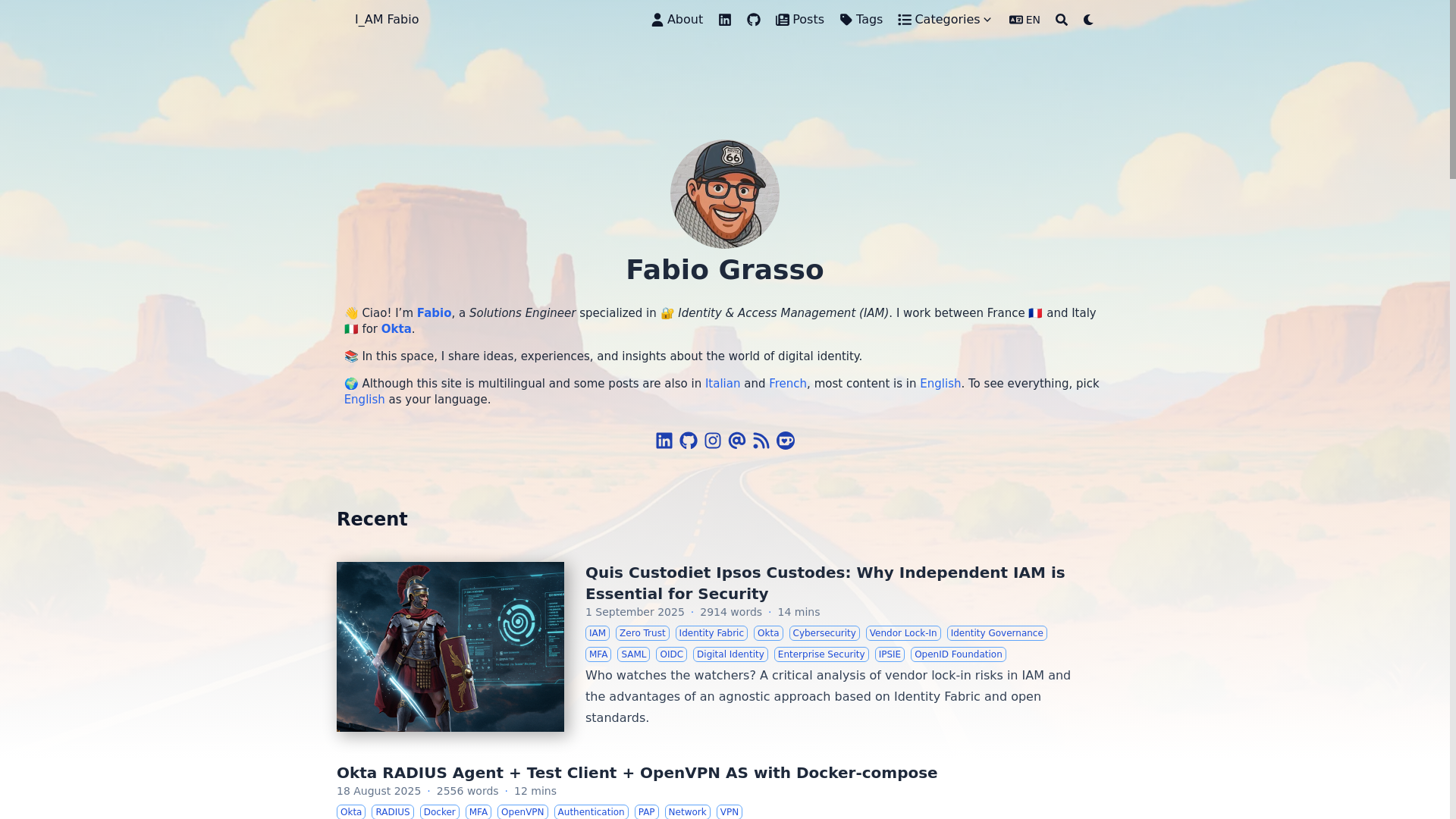 website screenshot of https://preview-iam-fabiograsso-net.pages.dev/