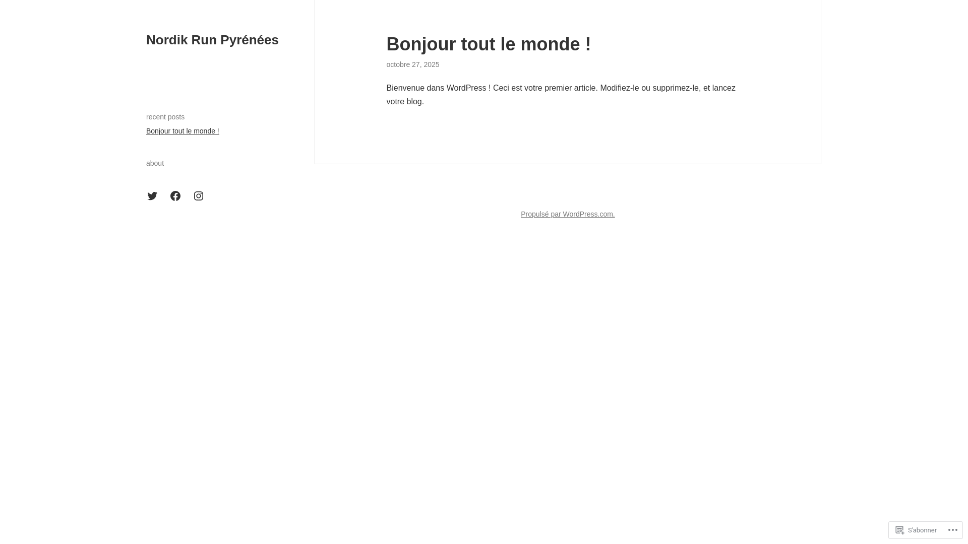 website screenshot of https://nordikrunpyrenees.fr/