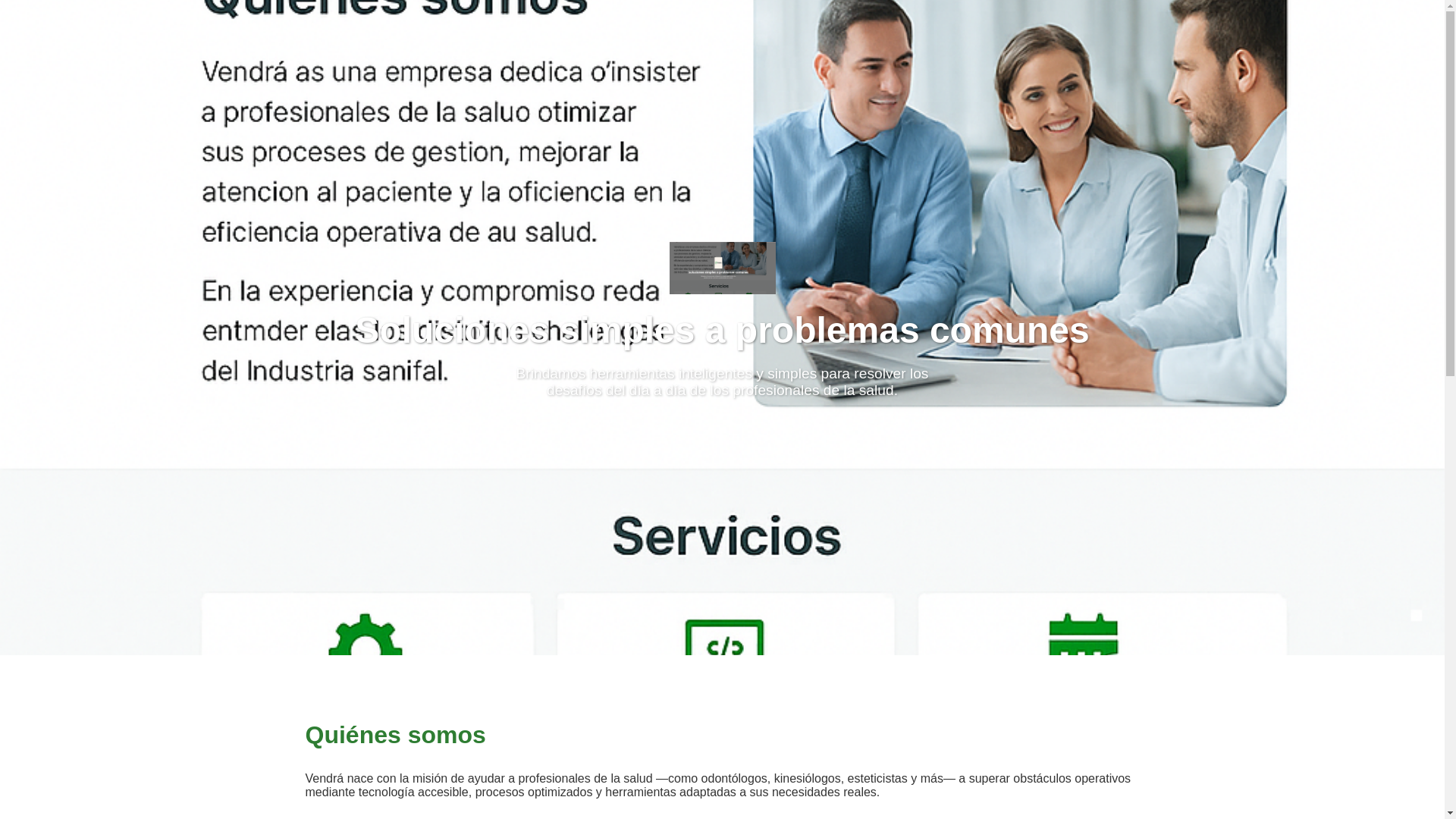 website screenshot of https://www-vendra-cl.pages.dev/