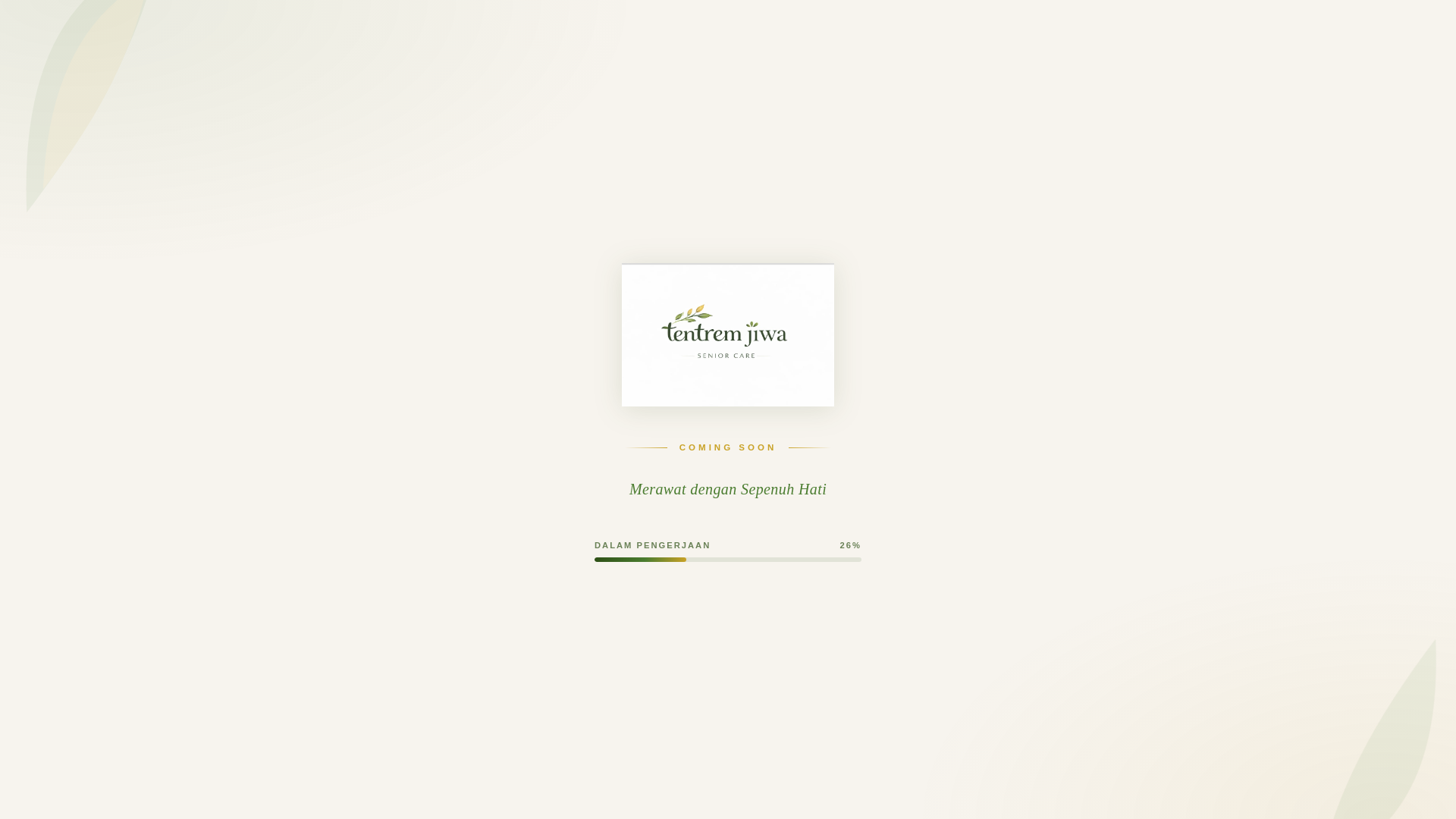 website screenshot of https://tentremjiwa.com