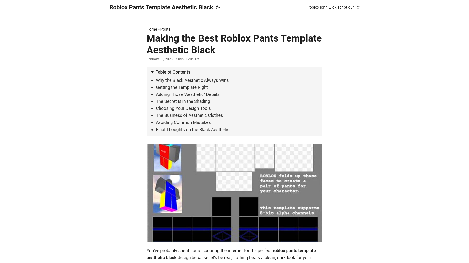 website screenshot of https://roblox-pants-template-aesthetic-black.pages.dev/
