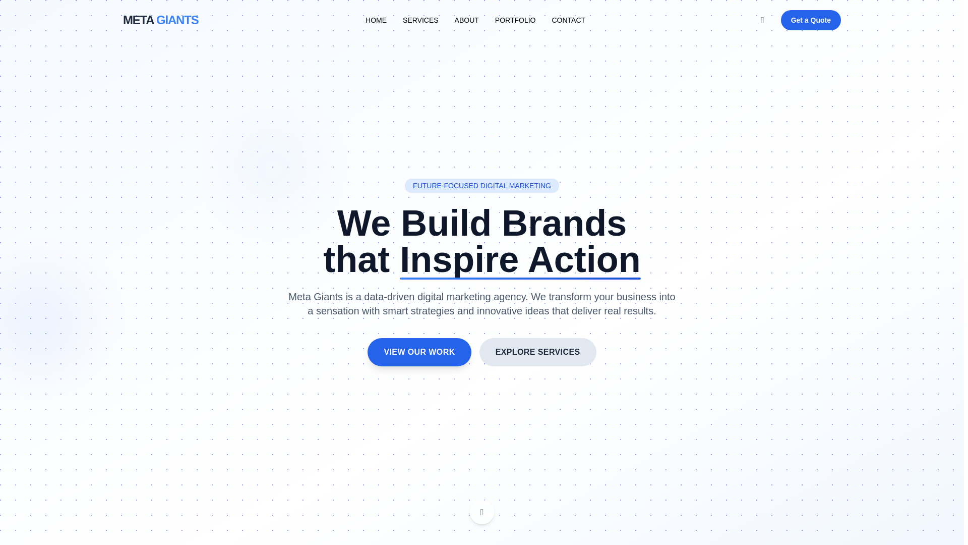 website screenshot of https://metagiants.pages.dev/