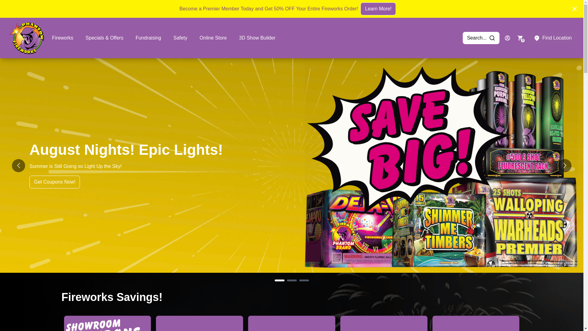 website screenshot of https://www.fireworks.com