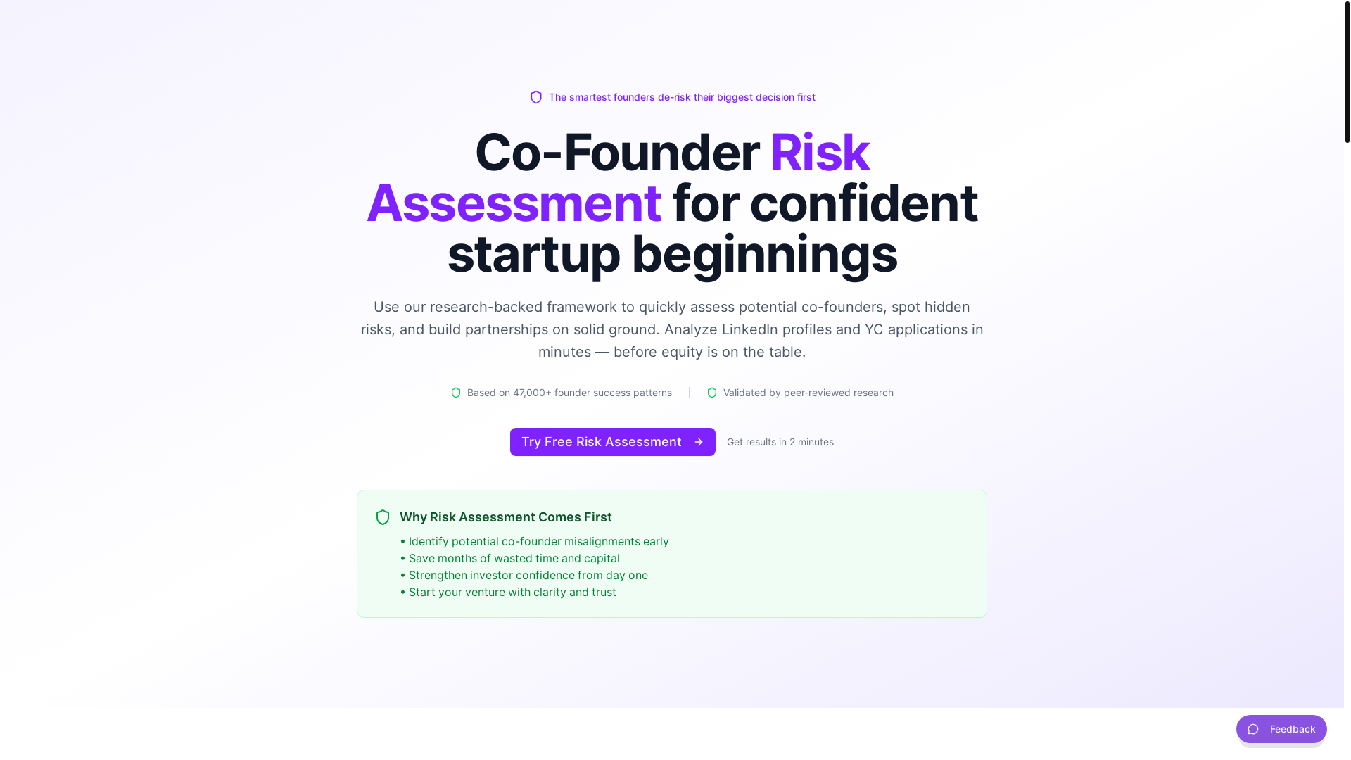 website screenshot of https://betterfounder.vc/
