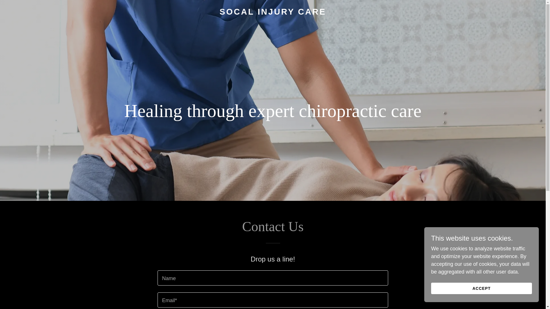 website screenshot of https://socalinjurycare.net/
