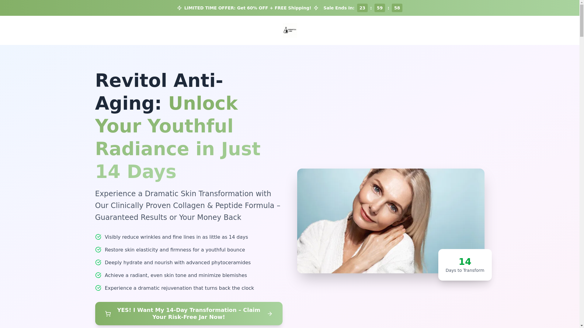 website screenshot of https://dermaticalabs.shop/