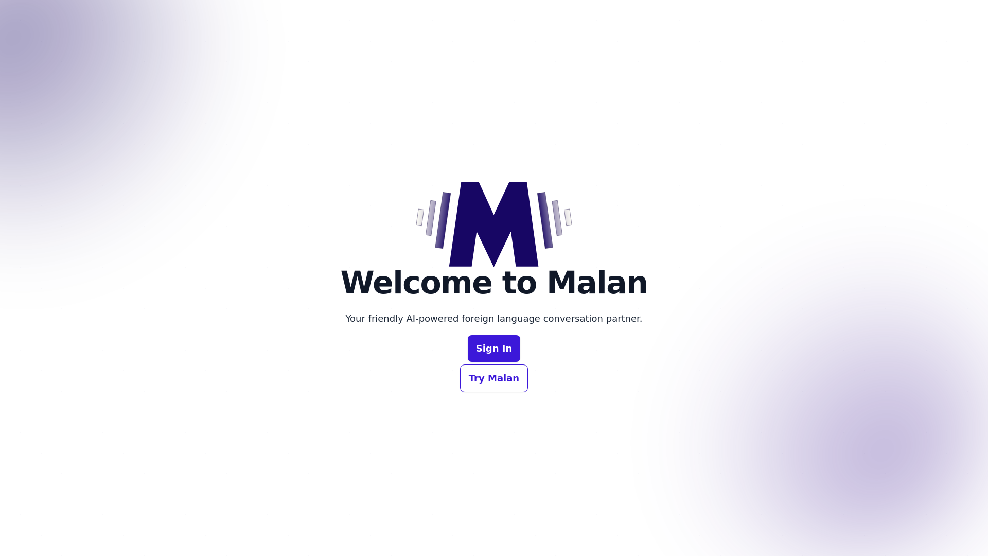 website screenshot of https://malan-chat.com/