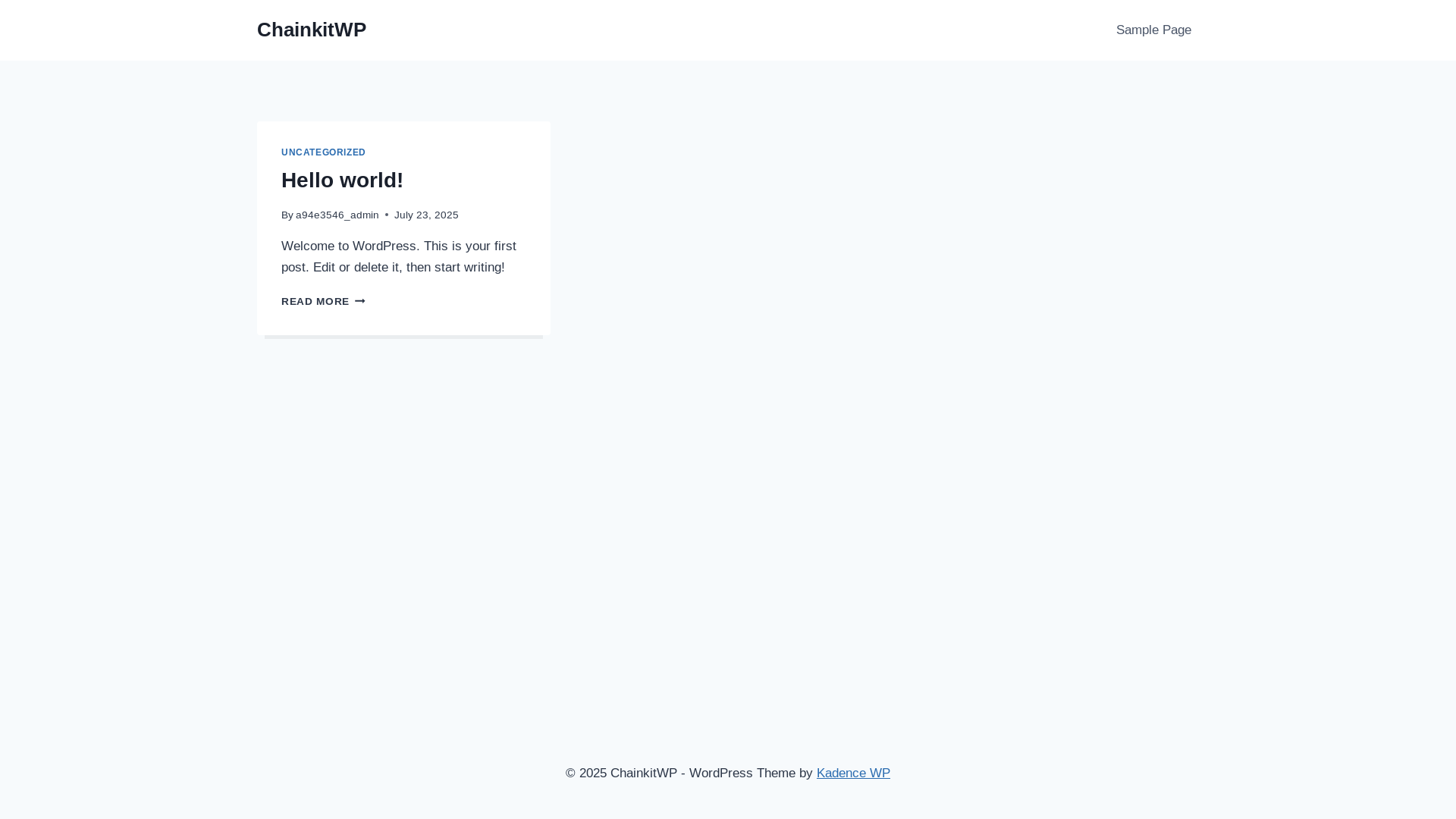 website screenshot of https://chainkitwp.com/