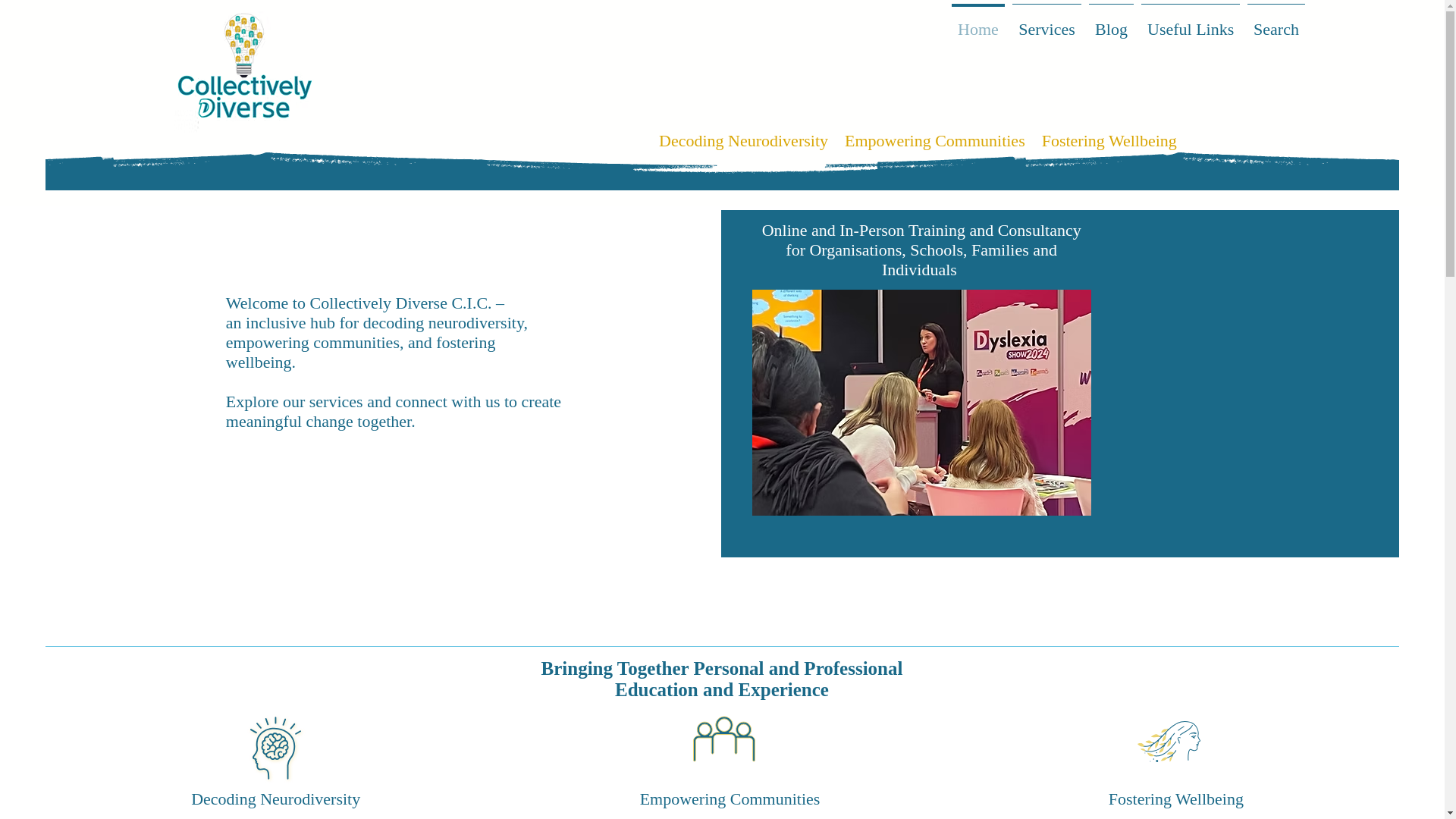 website screenshot of https://championsfordifference.com/