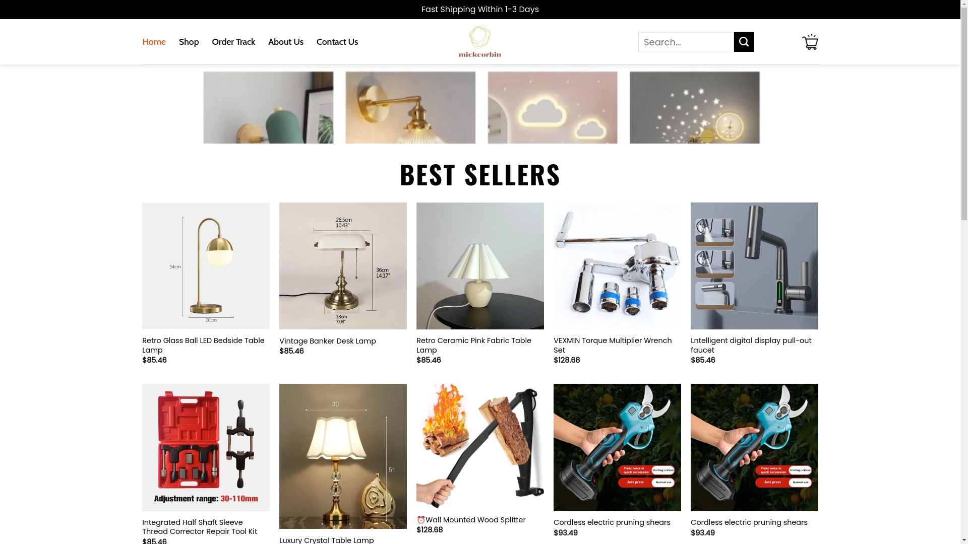 website screenshot of https://topmickcorbin.shop/