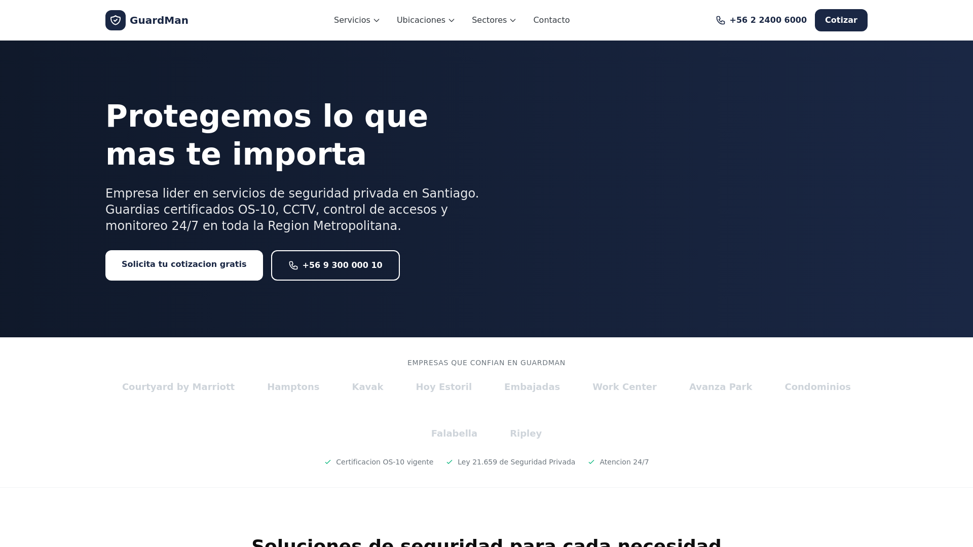 website screenshot of https://guardman-site.pages.dev/