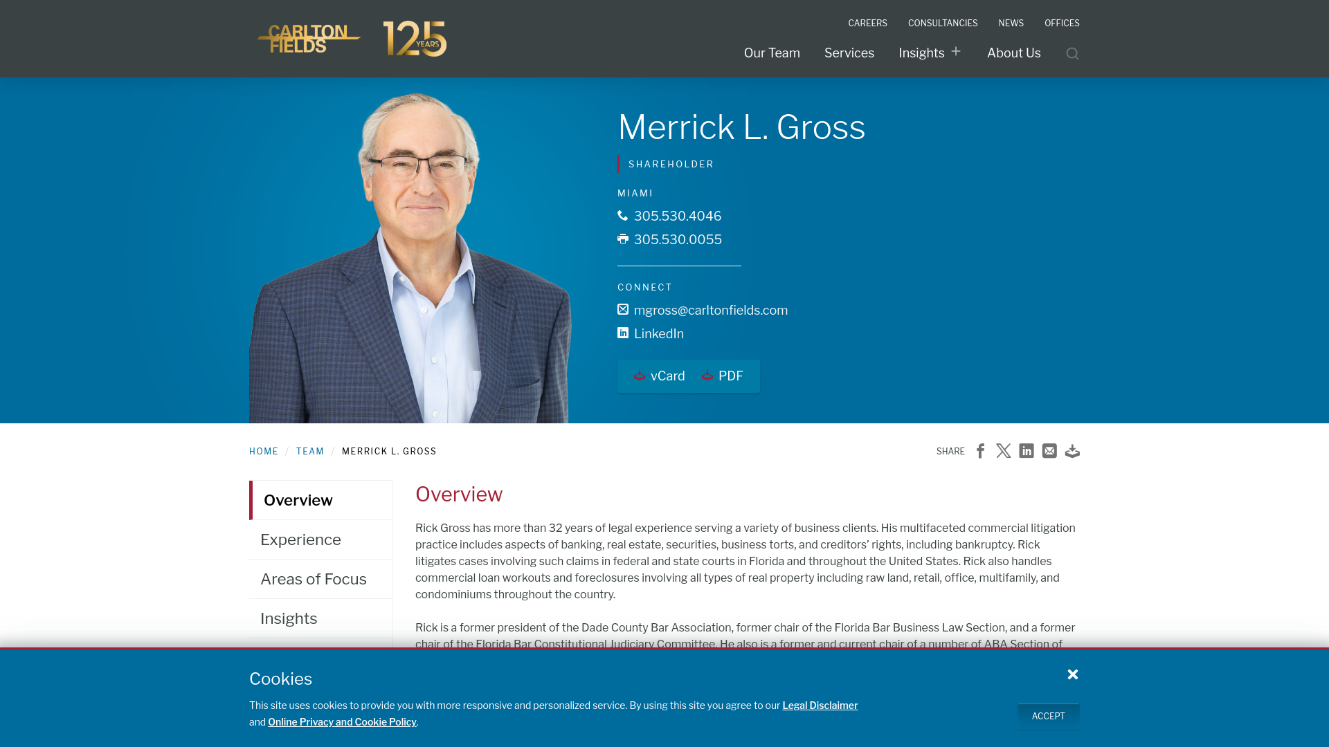 website screenshot of https://www.carltonfields.com/team/g/merrick-l-gross