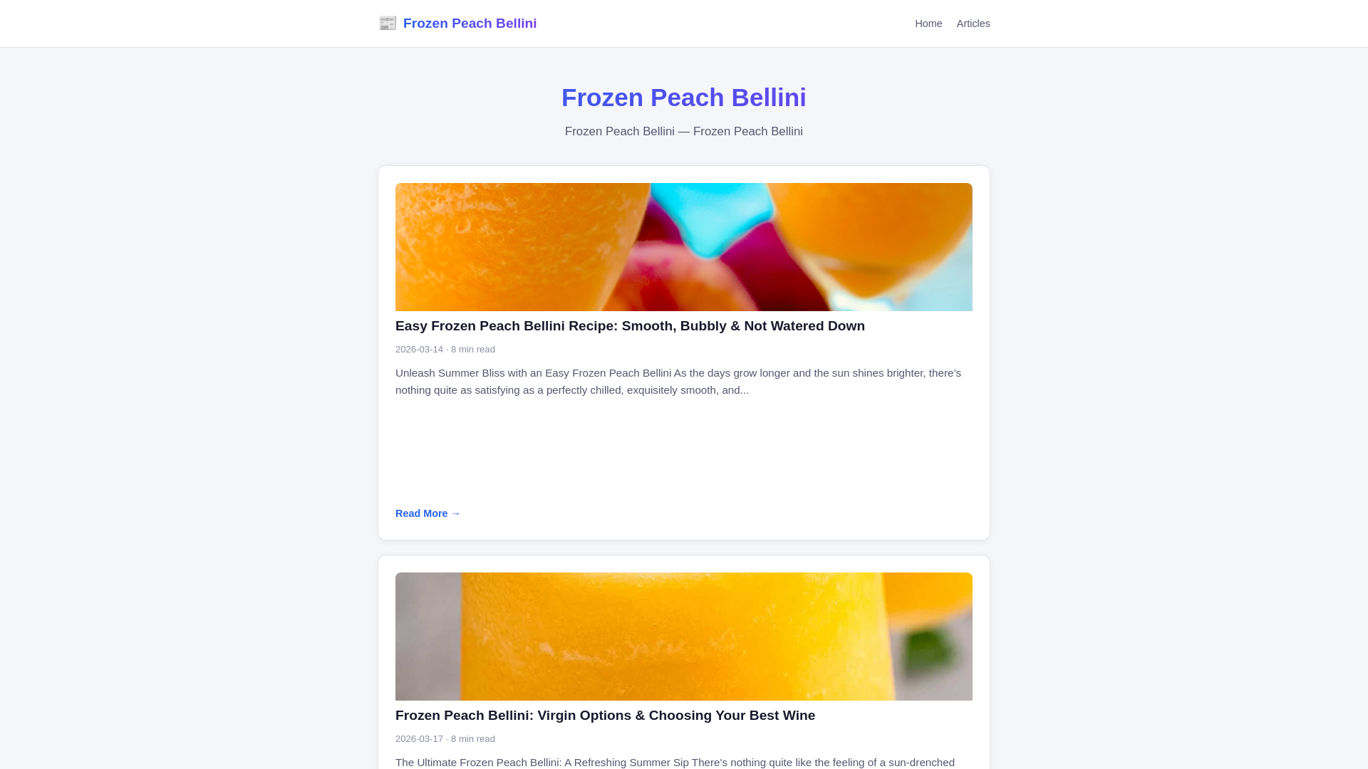 website screenshot of https://frozen-peach-bellini.pages.dev/