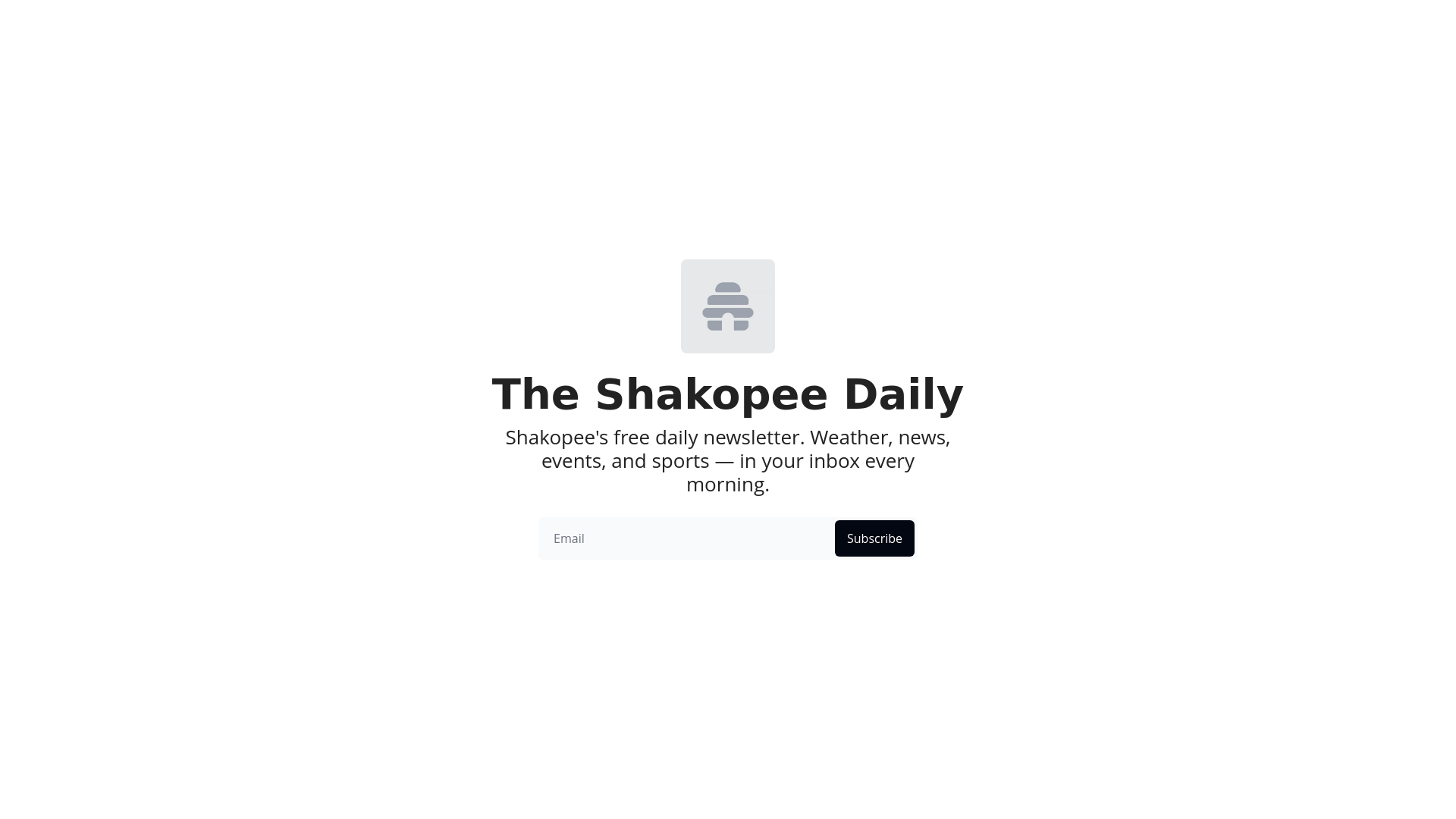 website screenshot of https://shakopeedaily.com/