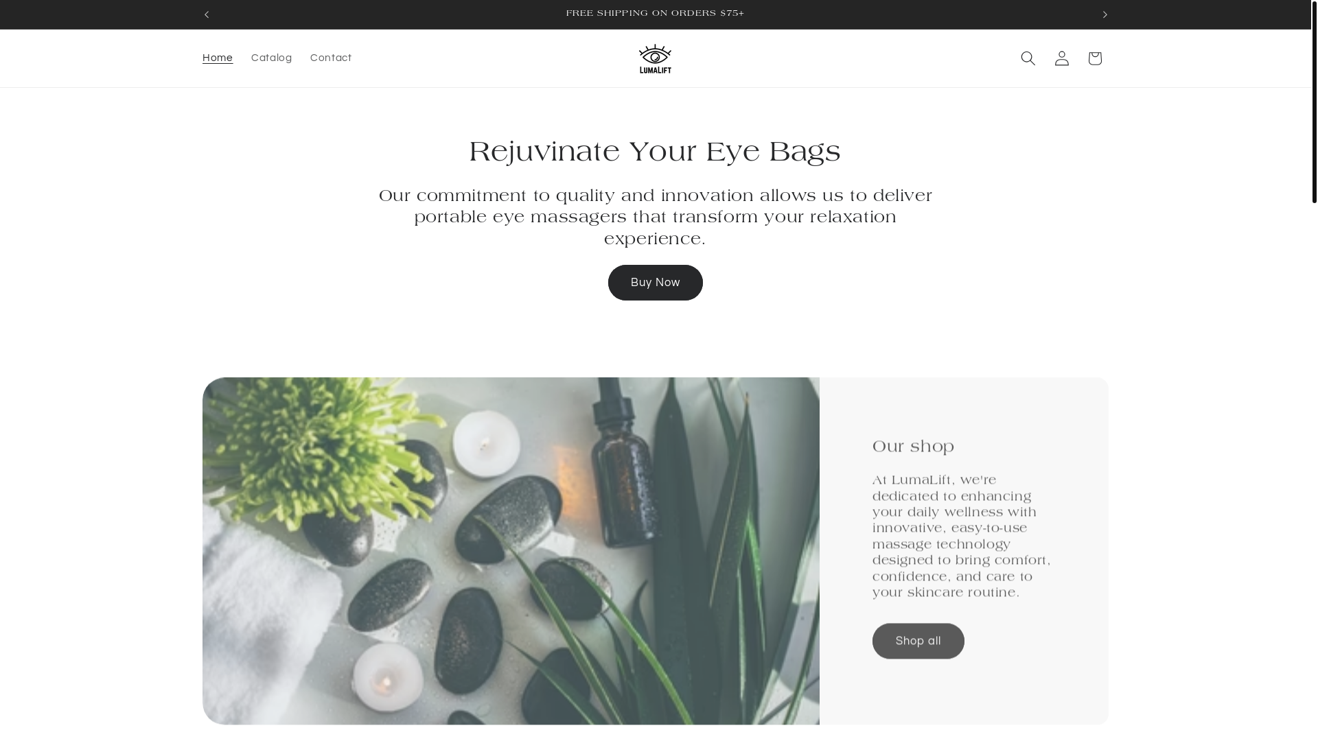 website screenshot of https://thelumalift.shop/